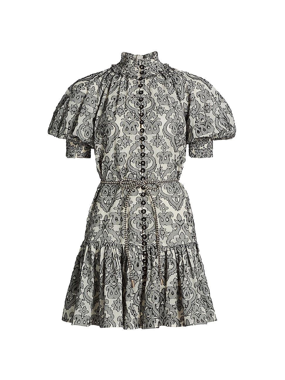 Womens Wylie Lantern Cotton Minidress Product Image