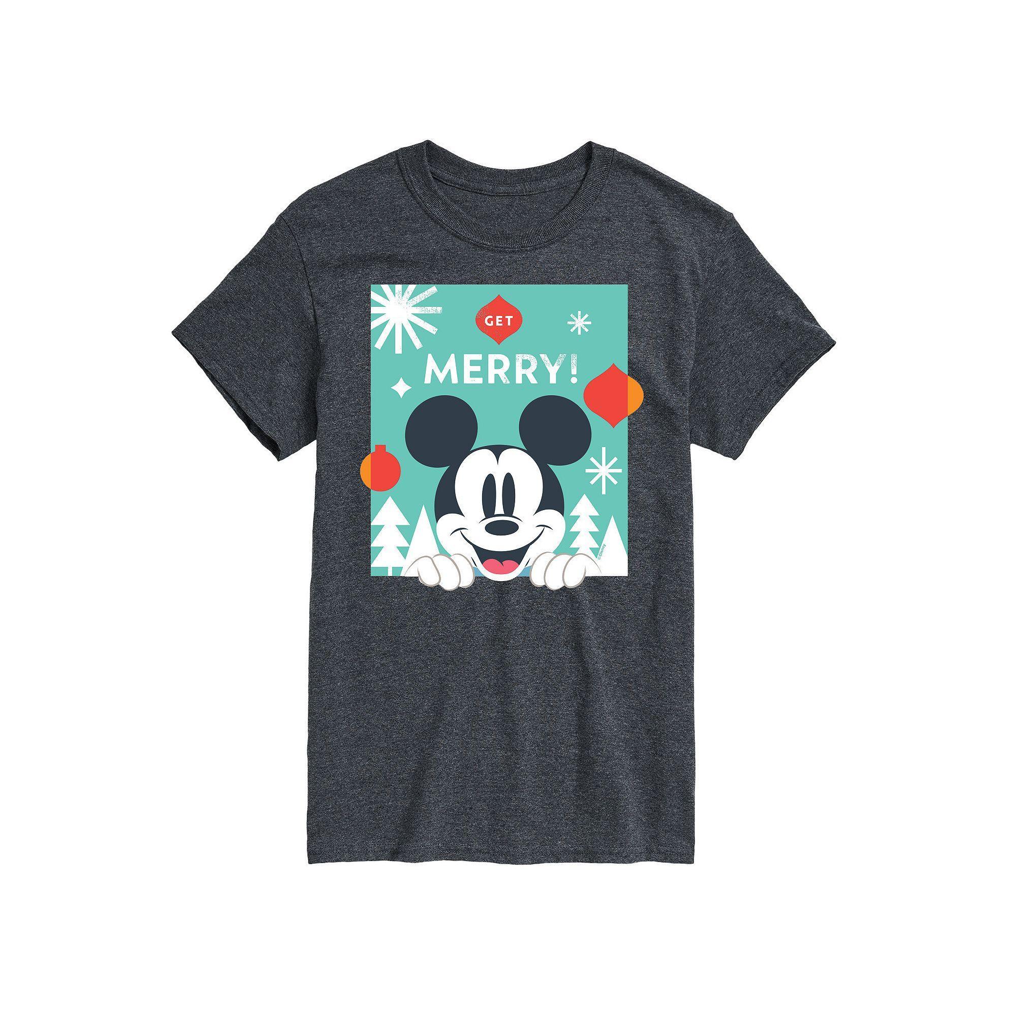 Disneys Big & Tall Get Merry Graphic Tee, Mens Product Image