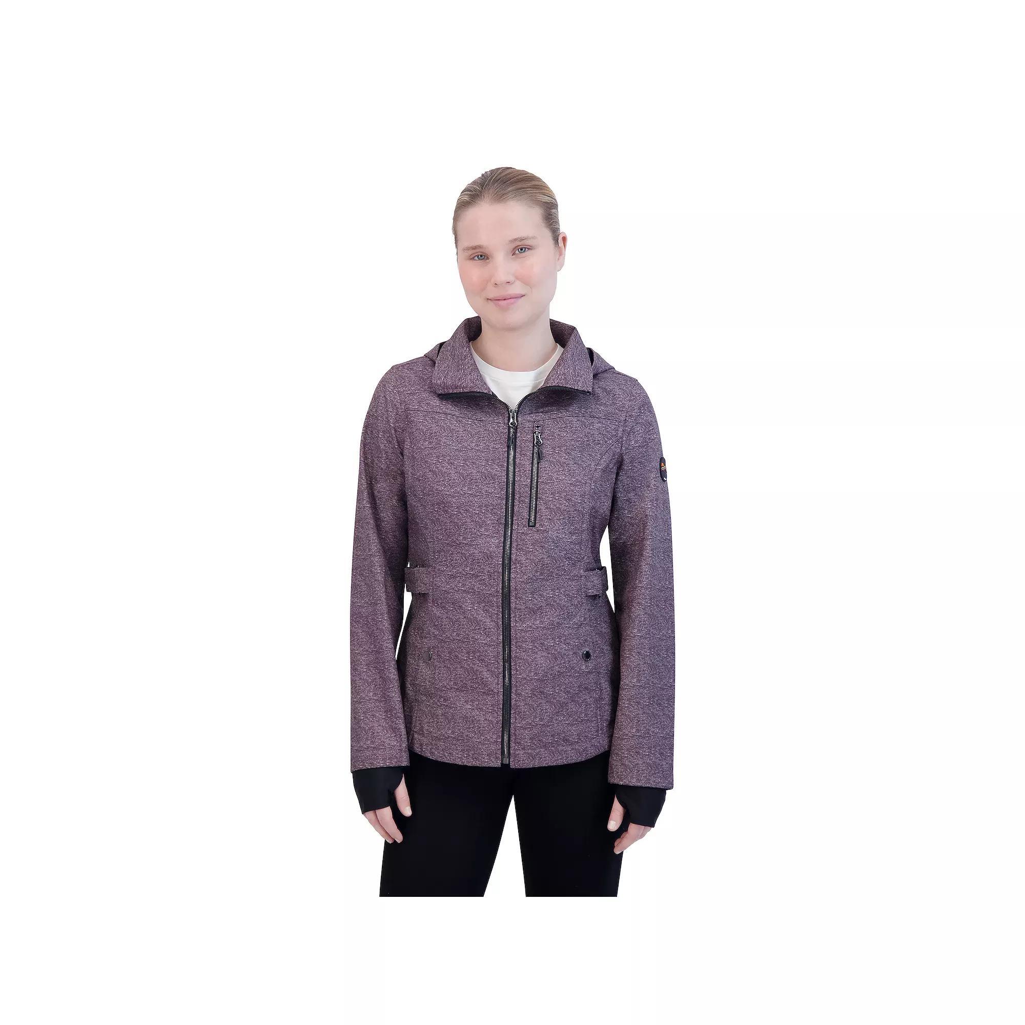 Women's Halitech Softshell Jacket, Size: Small, Plum Grey Product Image