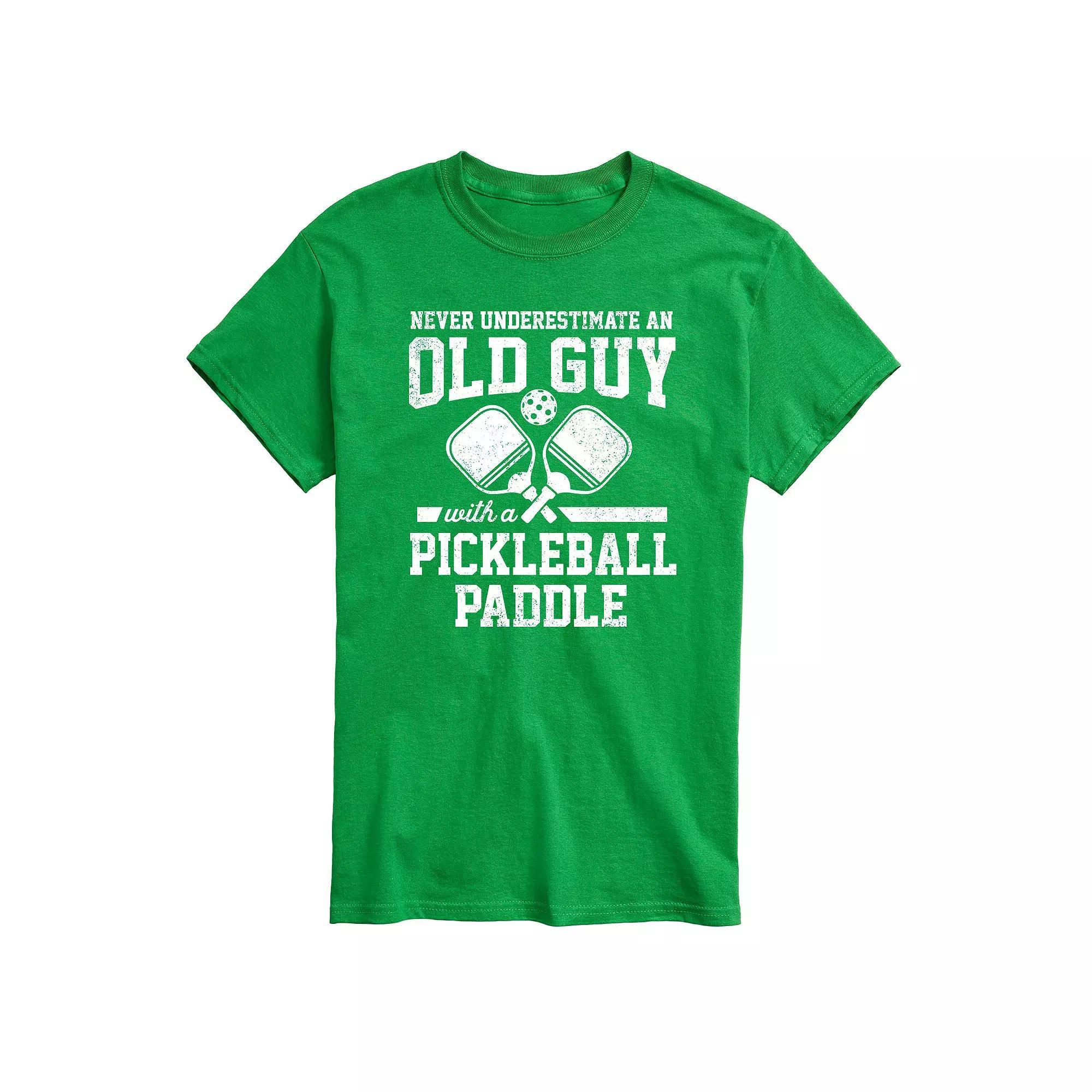 Mens Old Guy Pickleball Tee Product Image