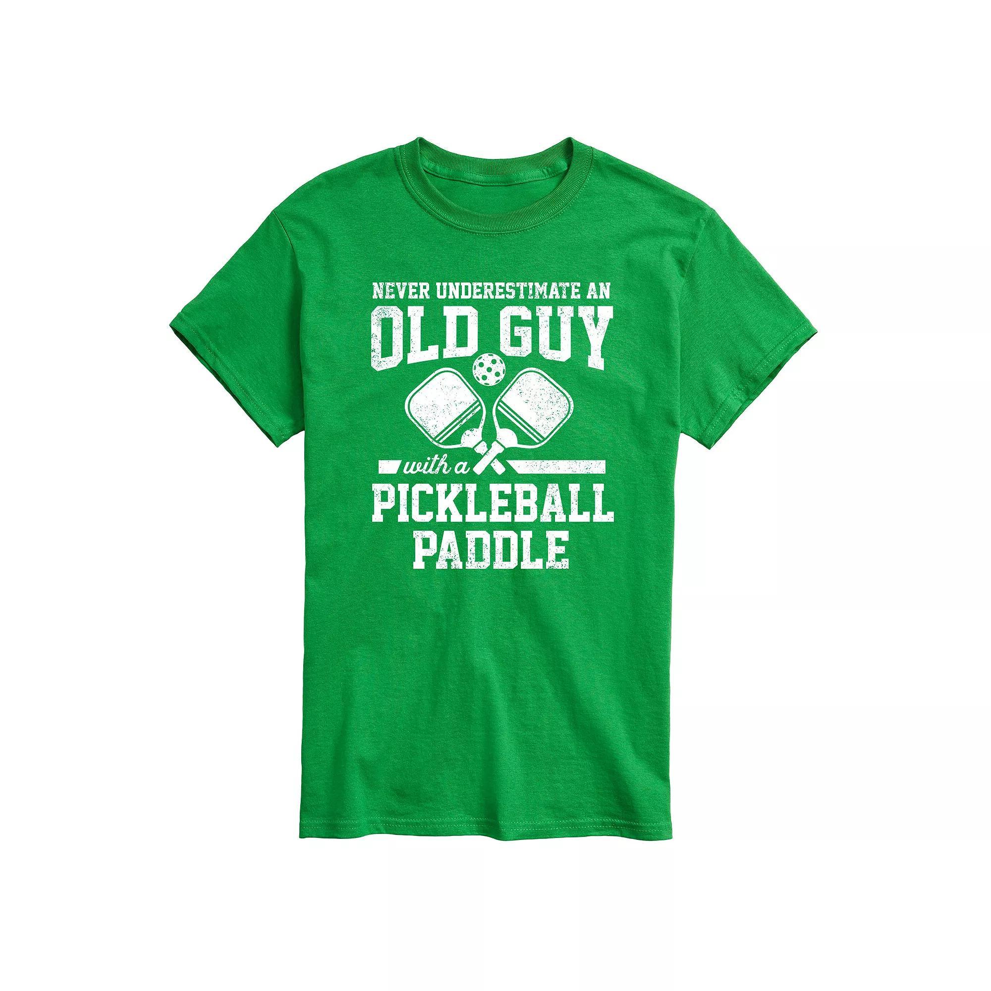 Mens Old Guy Pickleball Tee Product Image