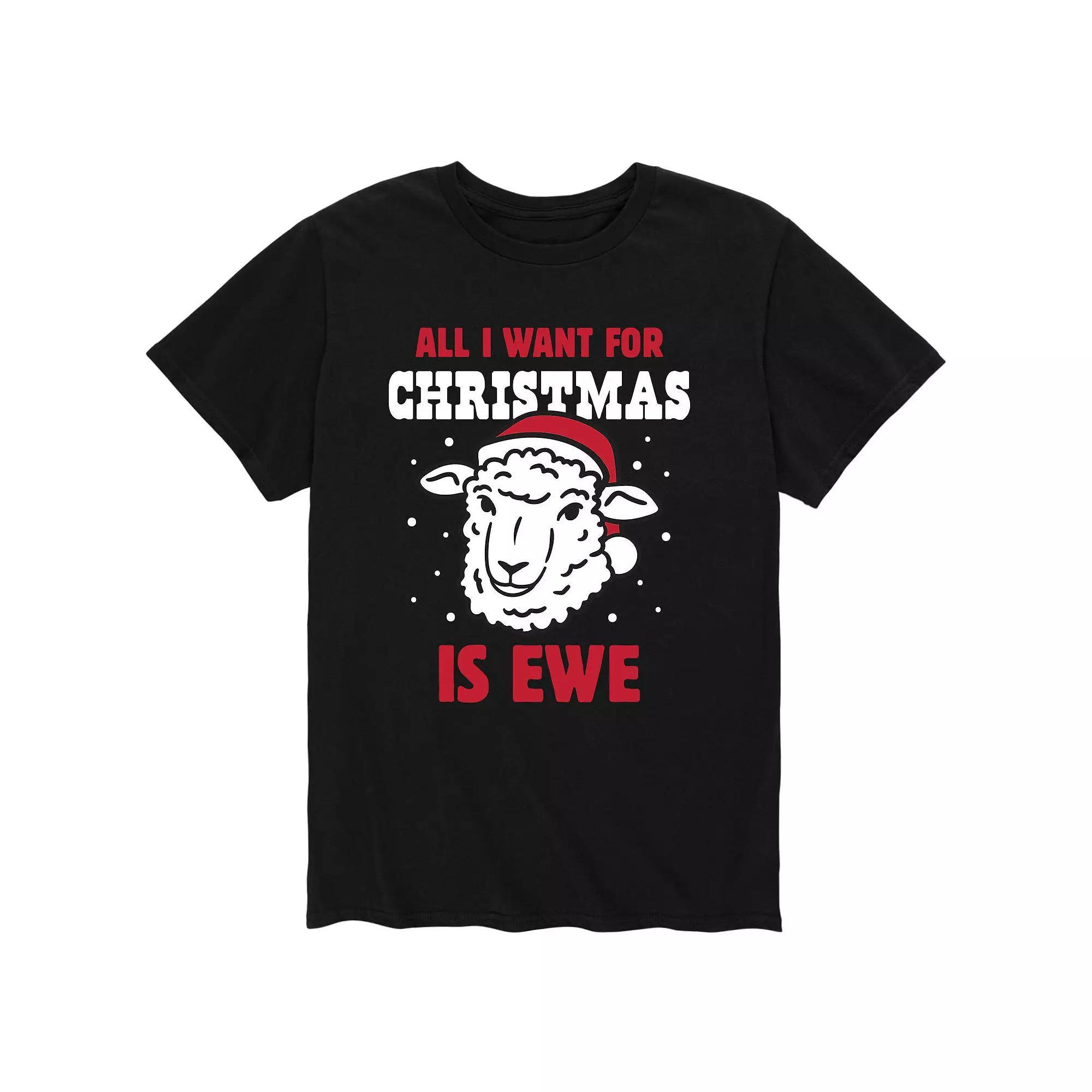 Mens Want For Christmas Is Ewe Tee Product Image