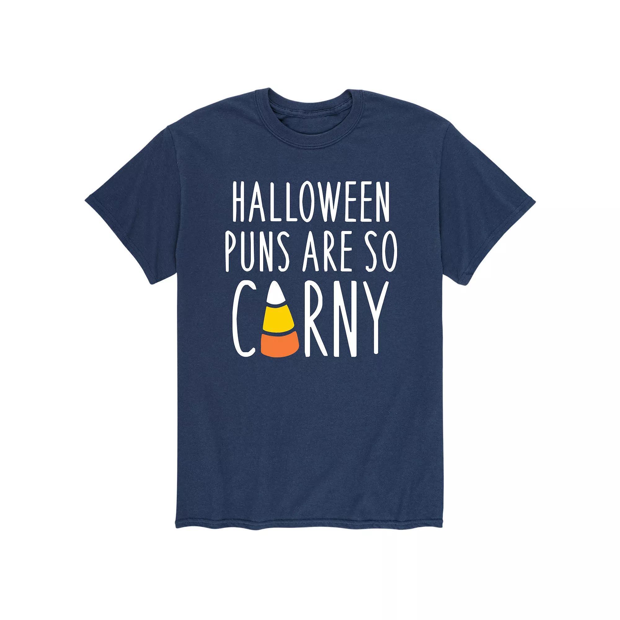 Mens Halloween Puns Tee Product Image