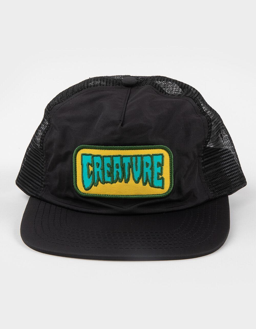 CREATURE Haunted Trucker Hat - BLACK Product Image