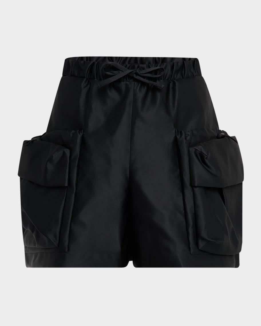 Mens Satin Cargo Shorts Product Image