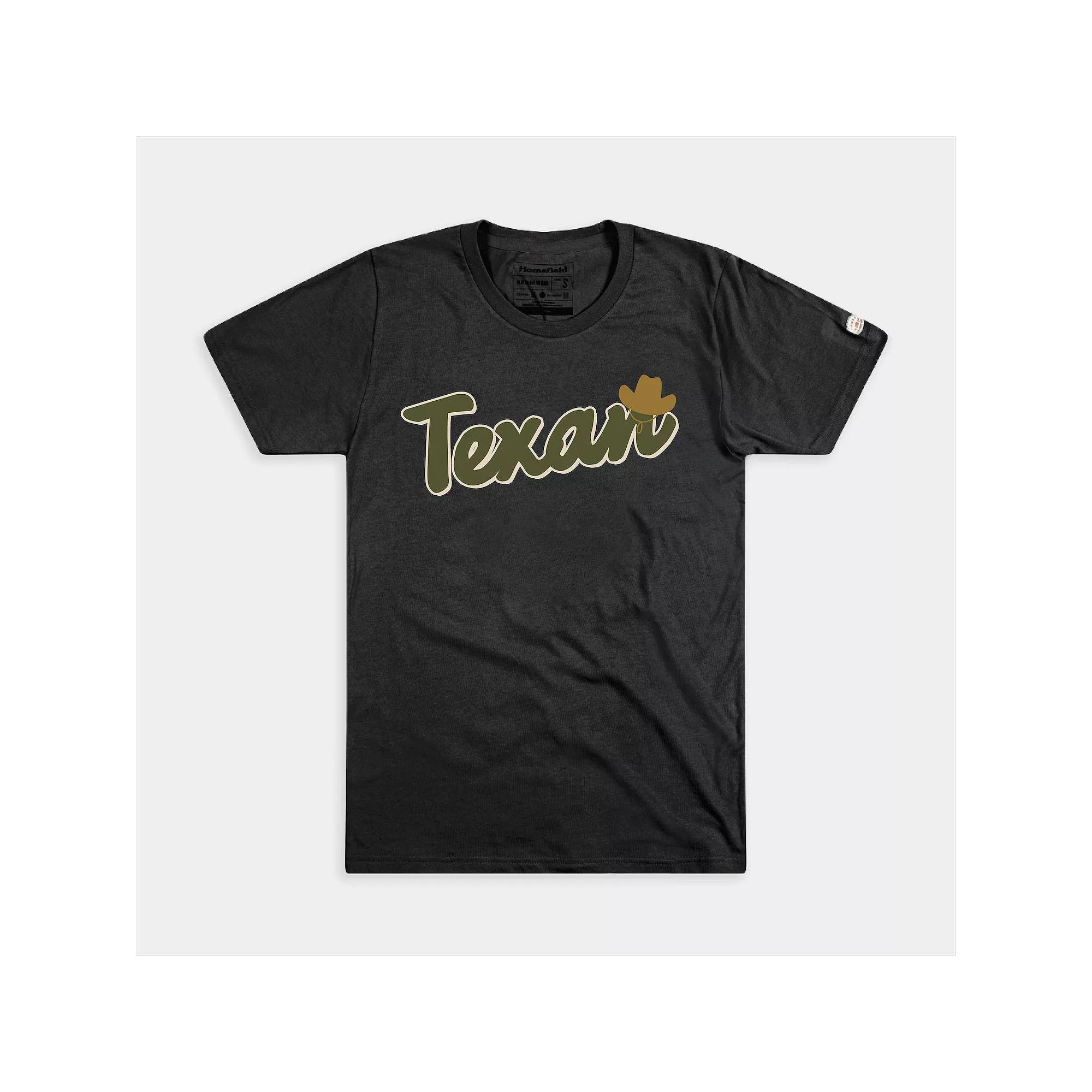 Men's Homefield "Texan" Graphic Tee, Size: Medium, Black Product Image