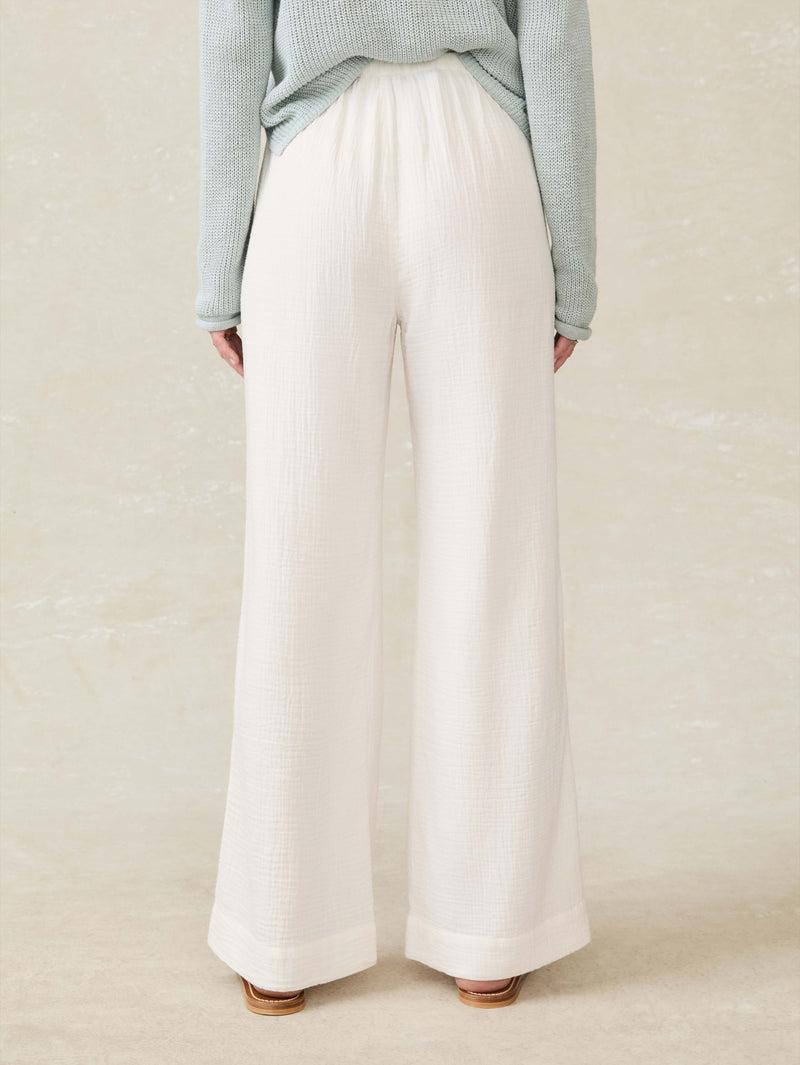 Laidback Gauze Pant - White Product Image