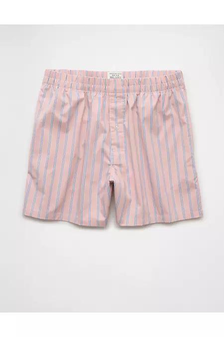 AEO Mens Striped Poplin Pocket Boxer Short Men's Product Image