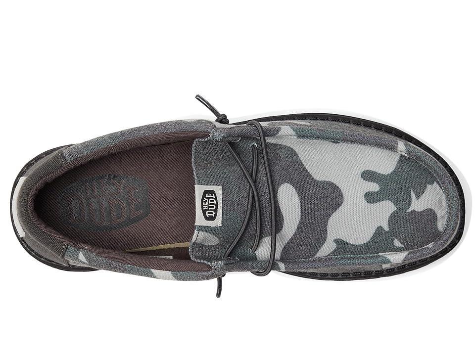 Hey Dude Wally Washed Camo (Camo Total ) Men's Shoes Product Image