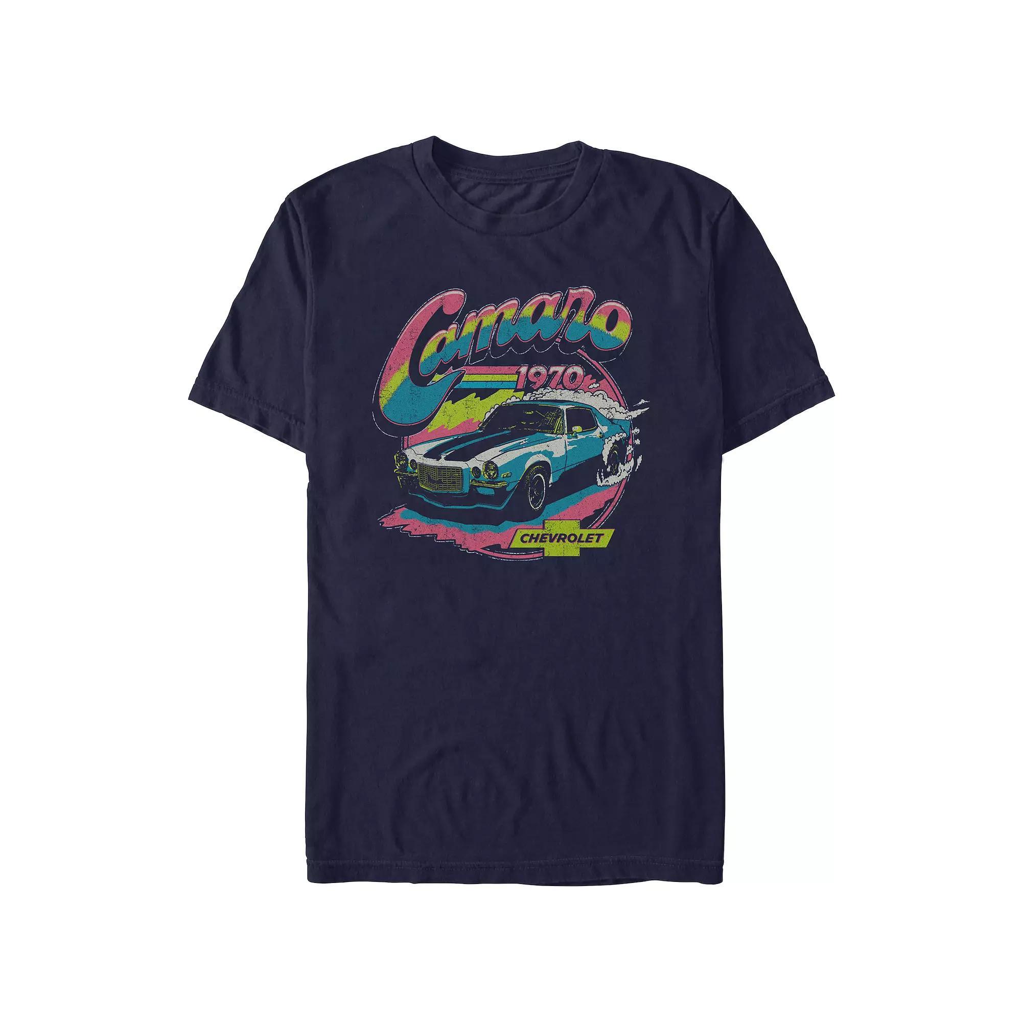 Men's Chevrolet Camaro 1969 Graphic Tee, Size: XS, Blue Product Image