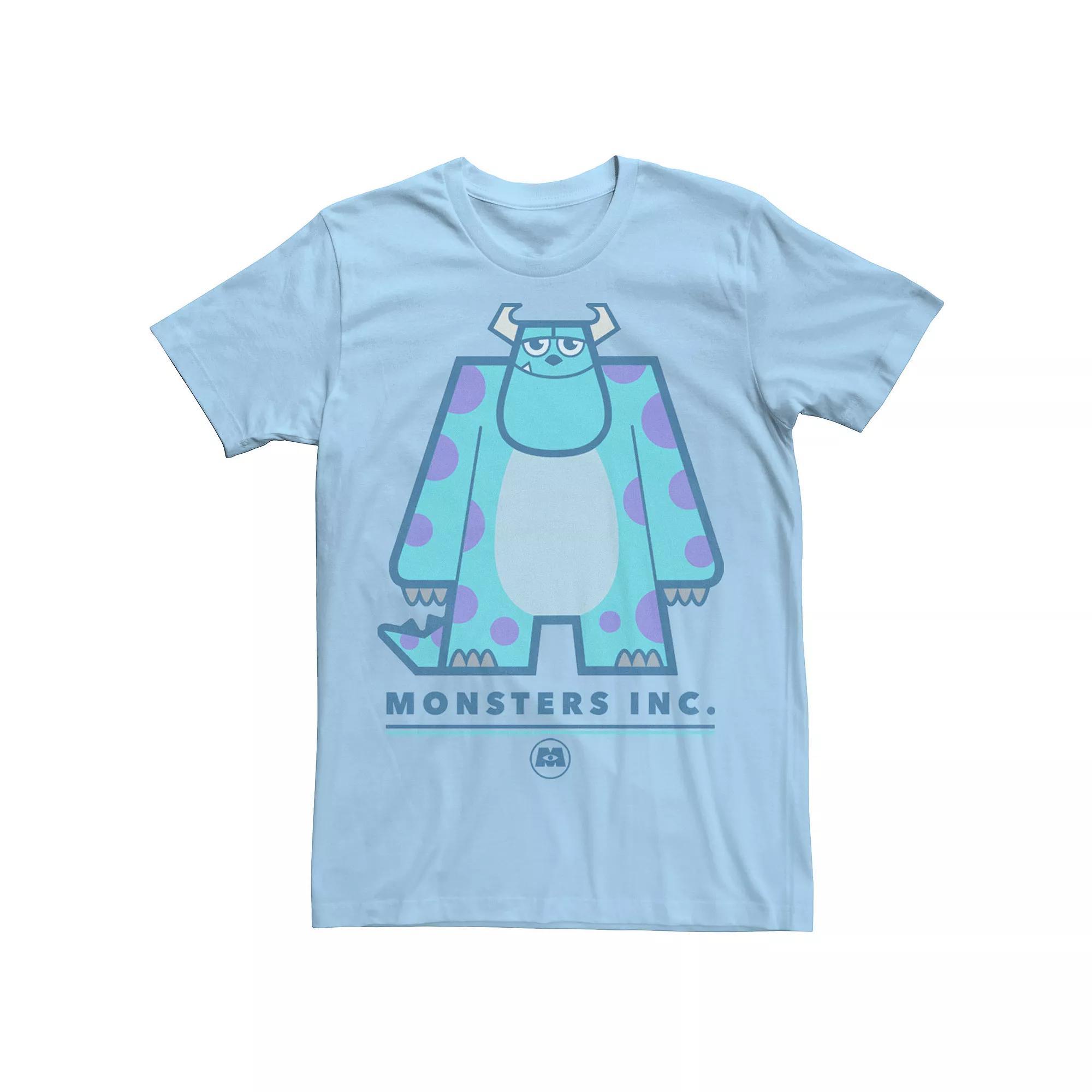 Disney / Pixar's Monster's Inc. Sully Men's Portrait Tee, Size: Medium, Light Blue Product Image