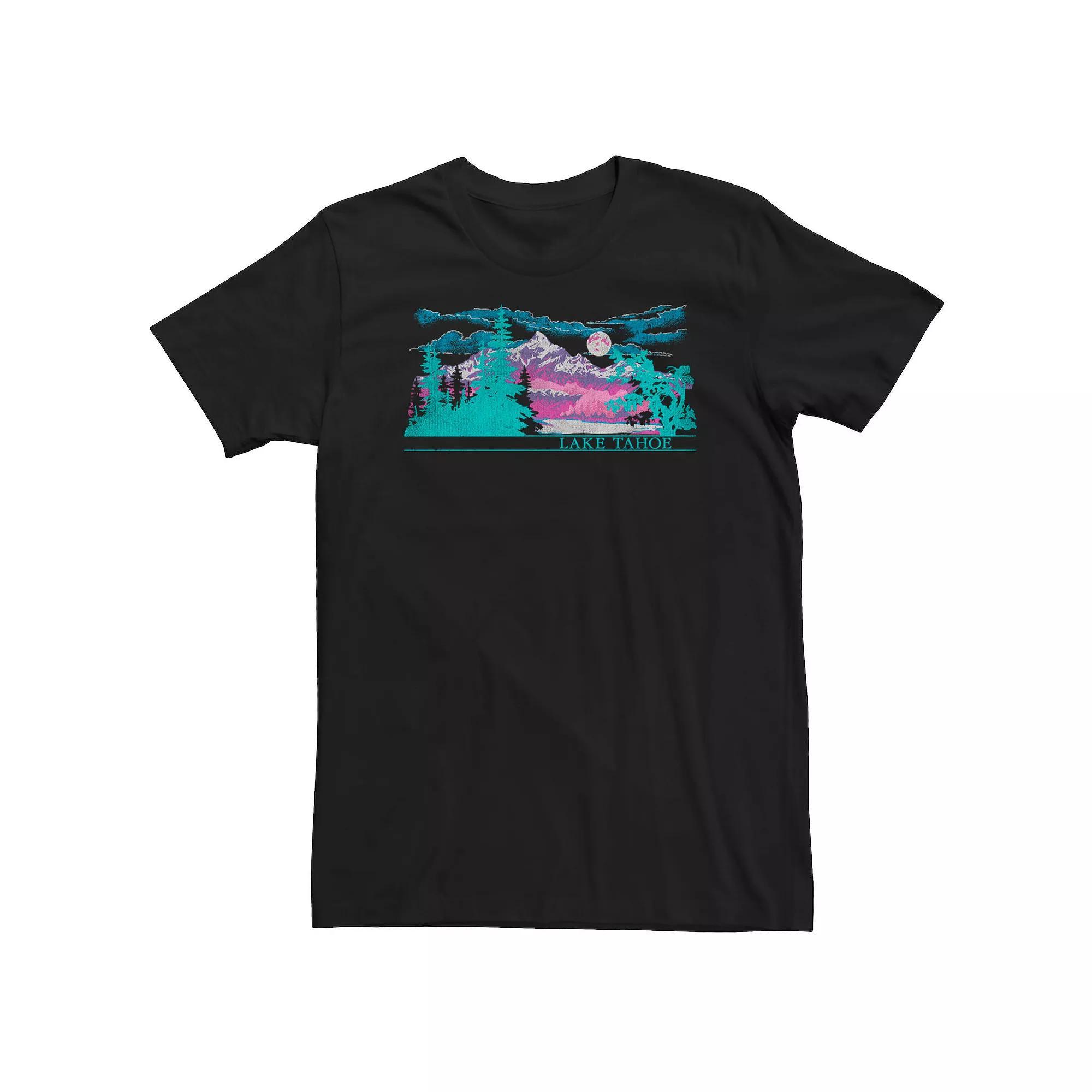 Big & Tall Jurassic World Raptor T-Rex Silhouette Tee, Men's, Size: 4XL Tall, Black Product Image