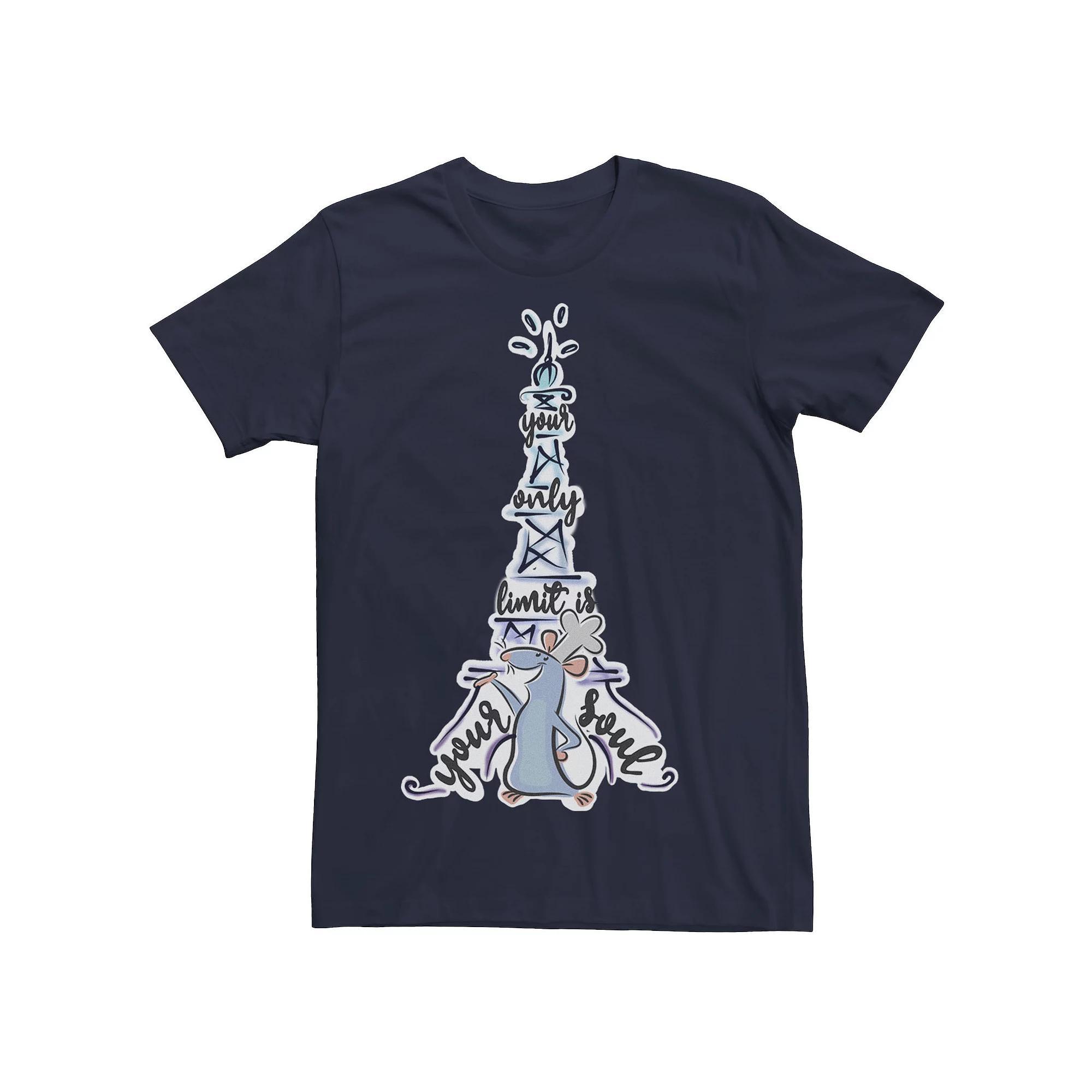 Disney / Pixar's Ratatouille Remy Men's Your Only Limit Is Your Soul Tee, Size: Small, Blue Product Image