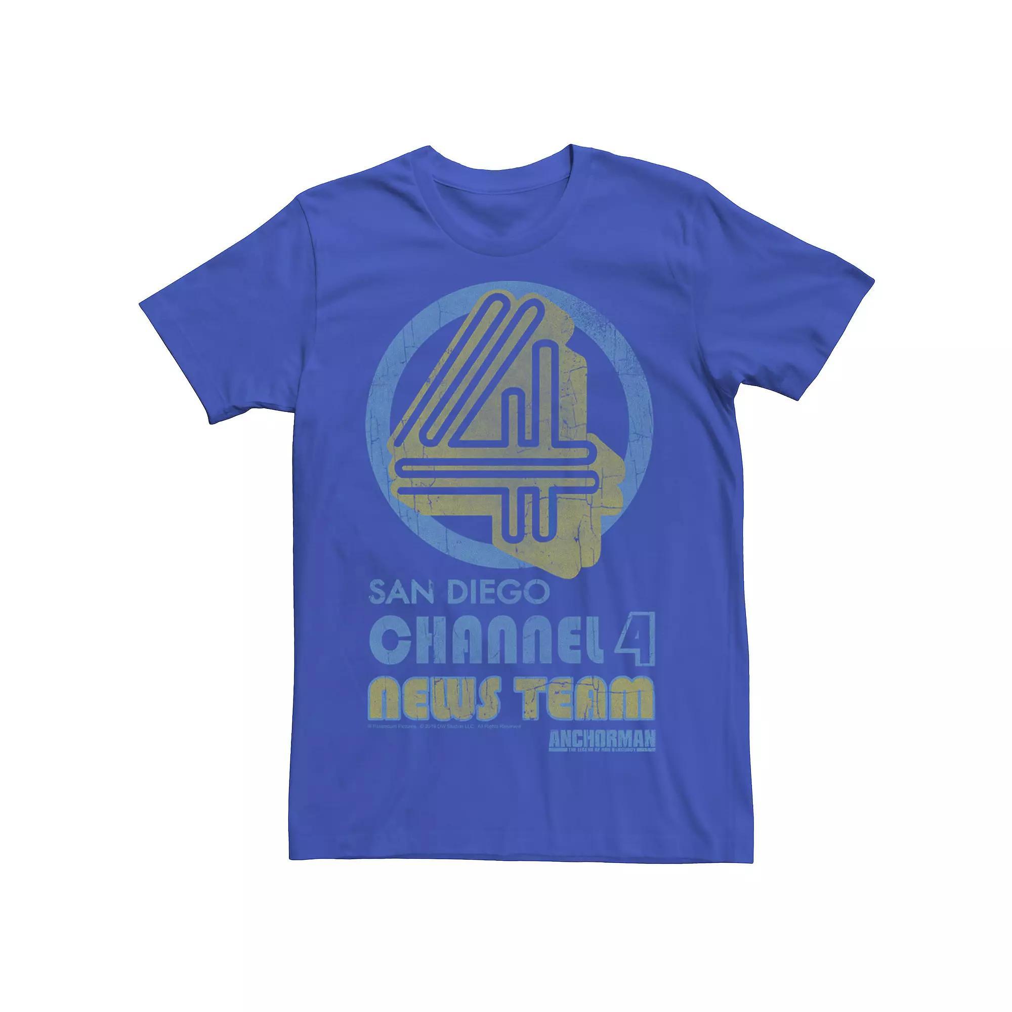 Men's Focus Short Sleeve Graphic Tee, Size: Small, Blue Product Image