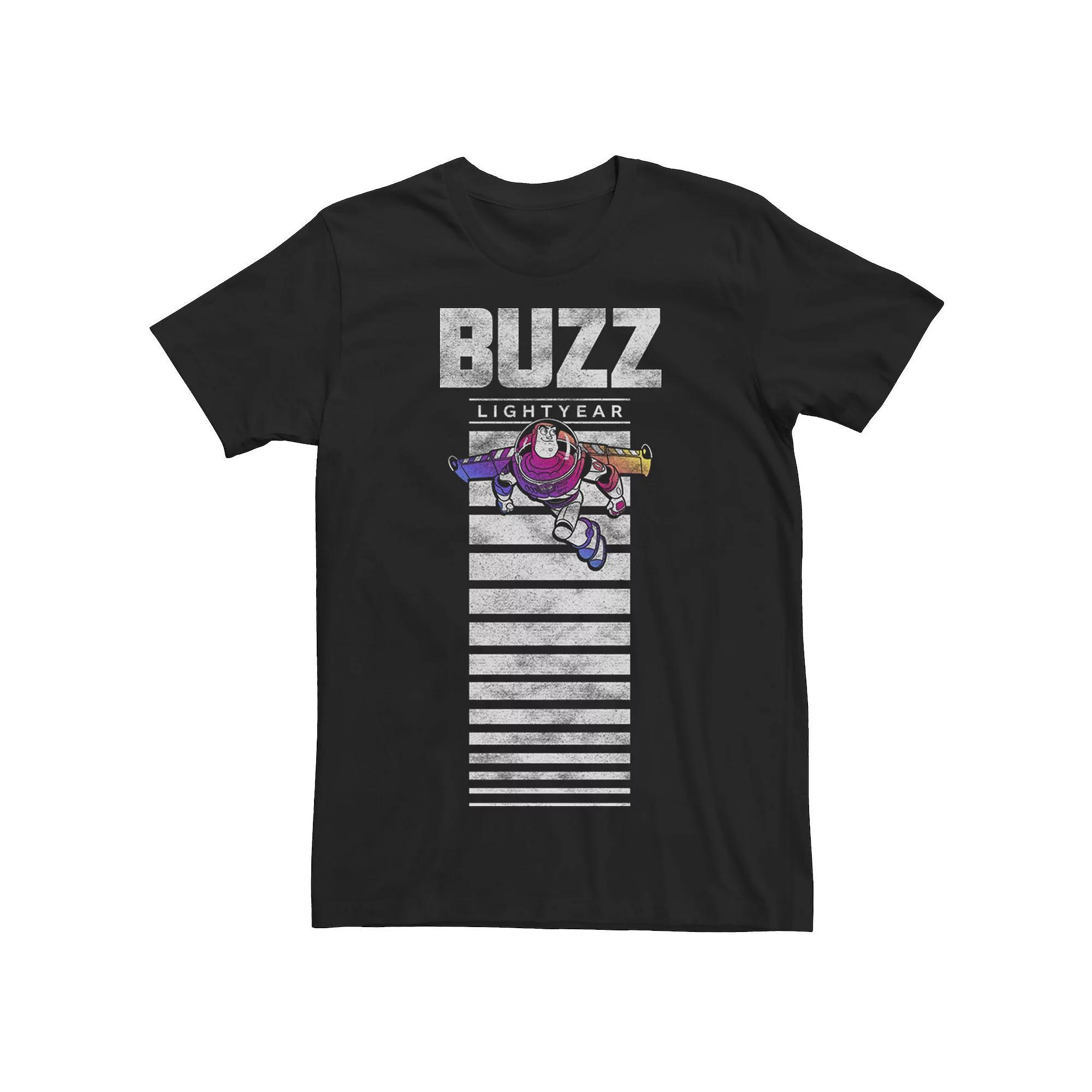 Disney / Pixar's Toy Story Buzz Lightyear Men's Silhouette Tee, Size: 3XL, Black Product Image