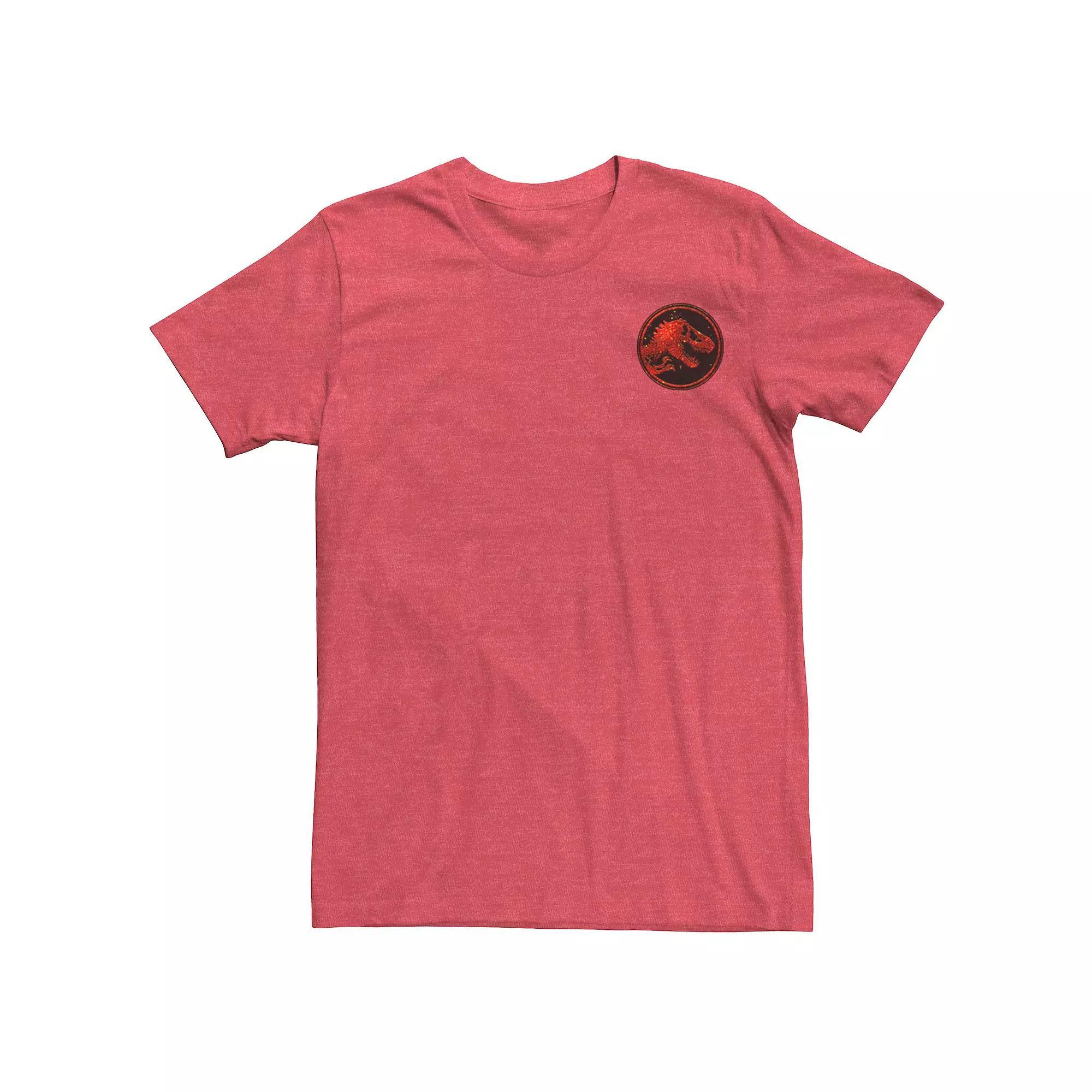 Mens Jurassic World Two T-Rex Magma Icon Tee Kelly Grey Product Image