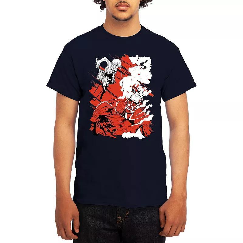 Men's Attack on Titan Titan Versus Armin Tee, Boy's, Size: XL, Blue Product Image