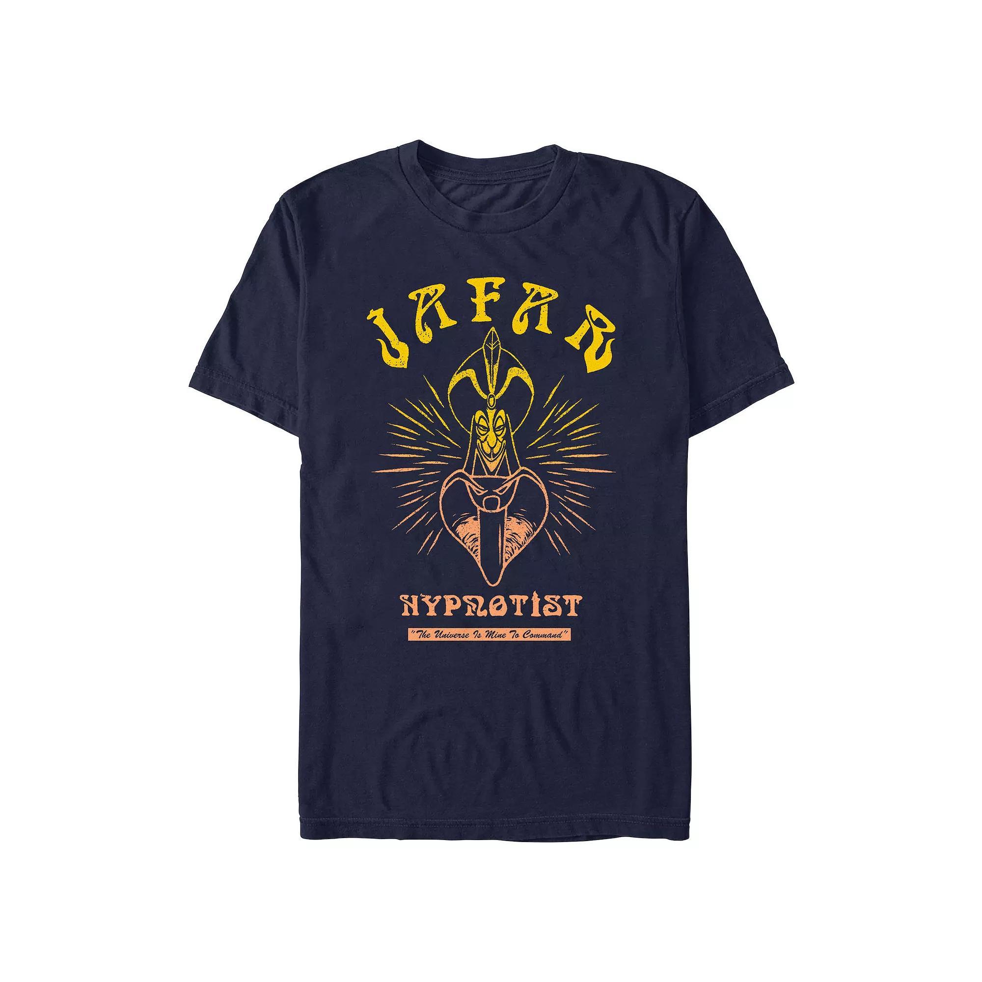Disney's Aladdin Jafar The Hypnotist Poster Men's Graphic Tee, Size: Medium, Blue Product Image