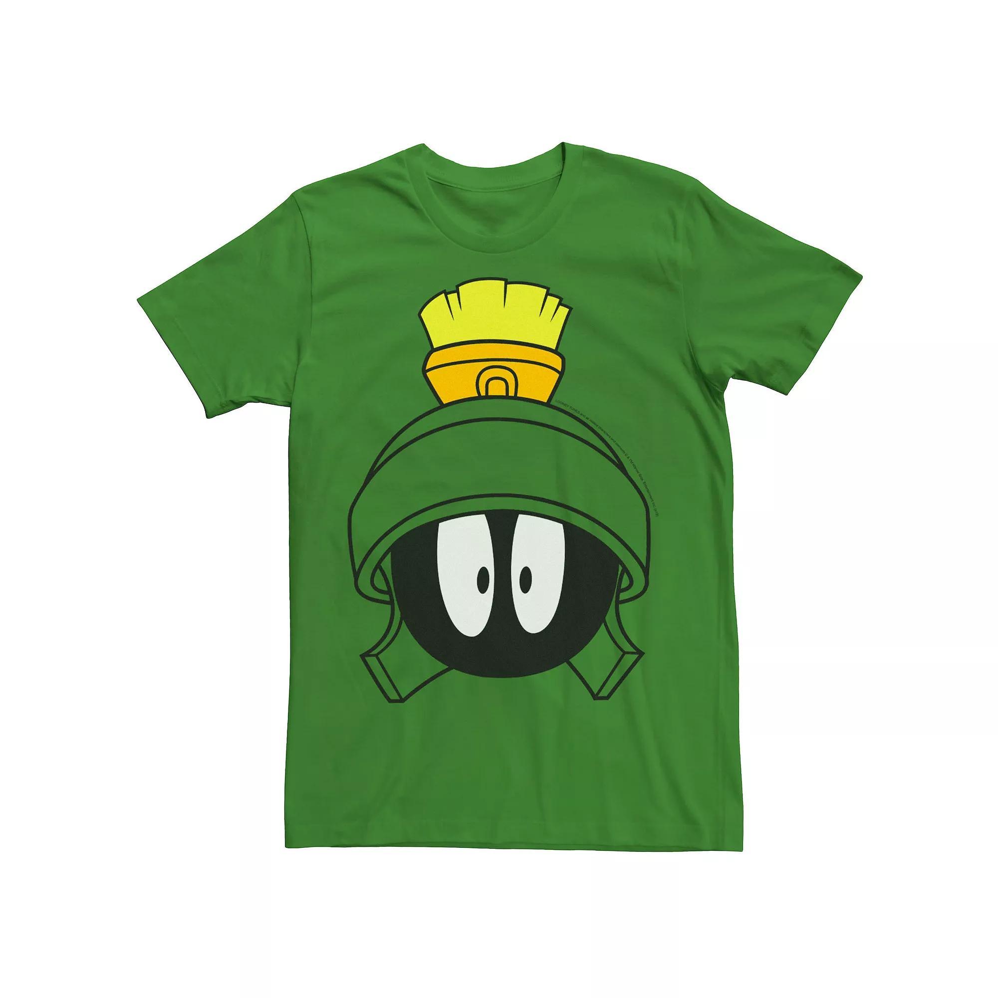 Mens Looney Tunes Vintage Marvin Martian Face Graphic Tee Product Image