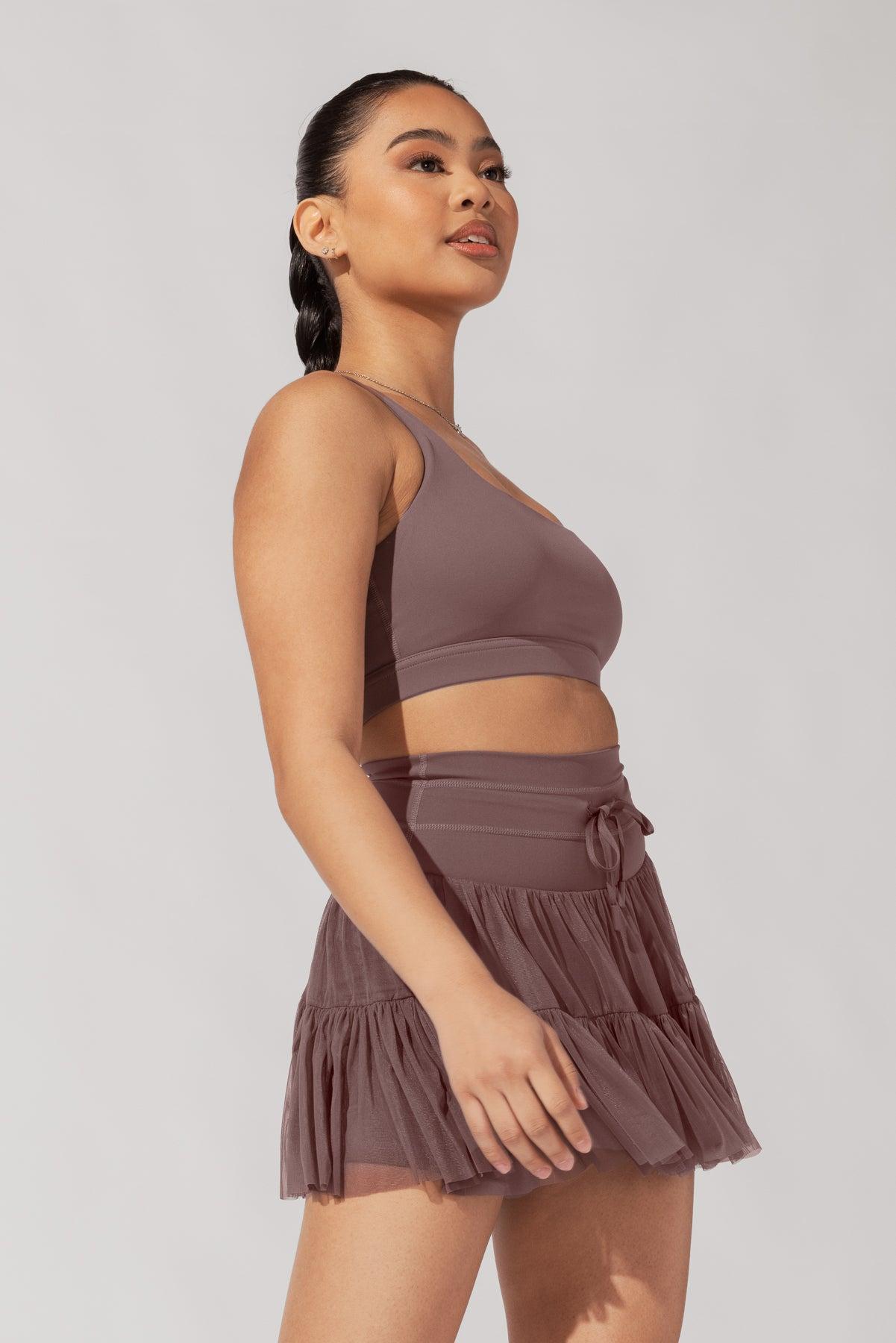 Pirouette Skort - Peppercorn Product Image