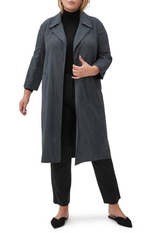 Womens Charlie Pinstripe Coat Product Image