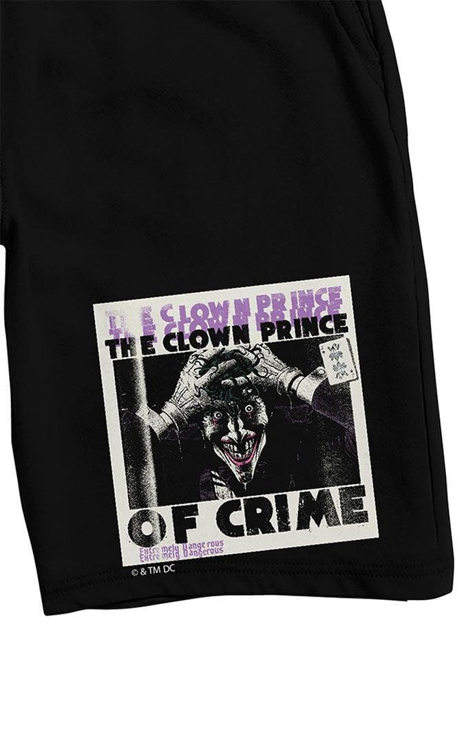 Men's The Joker Clown Prince of Crime Sleep Shorts, Size: XXL, Black Product Image