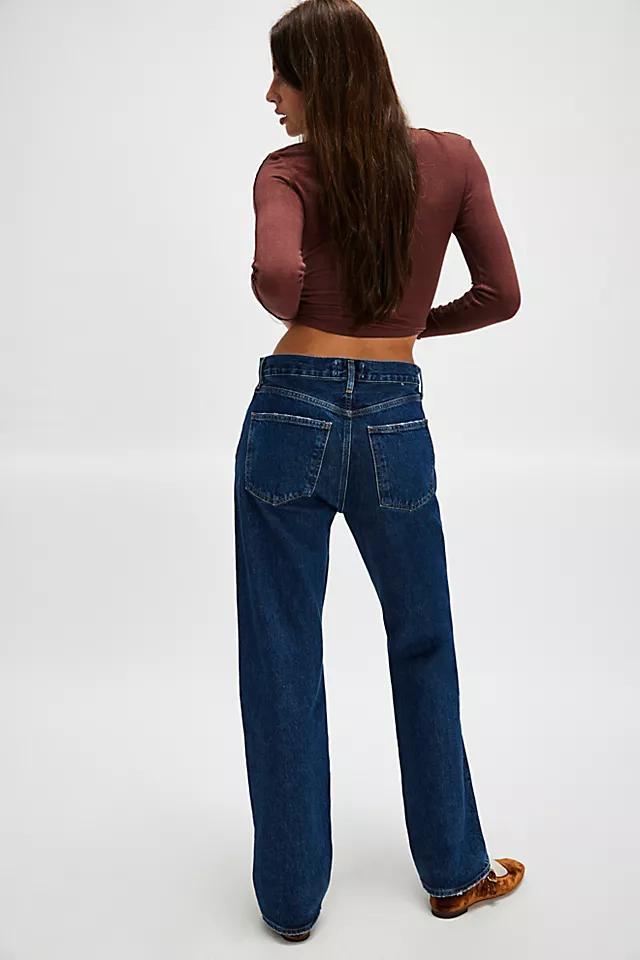 AGOLDE Fran Low-Slung Straight Jeans Product Image