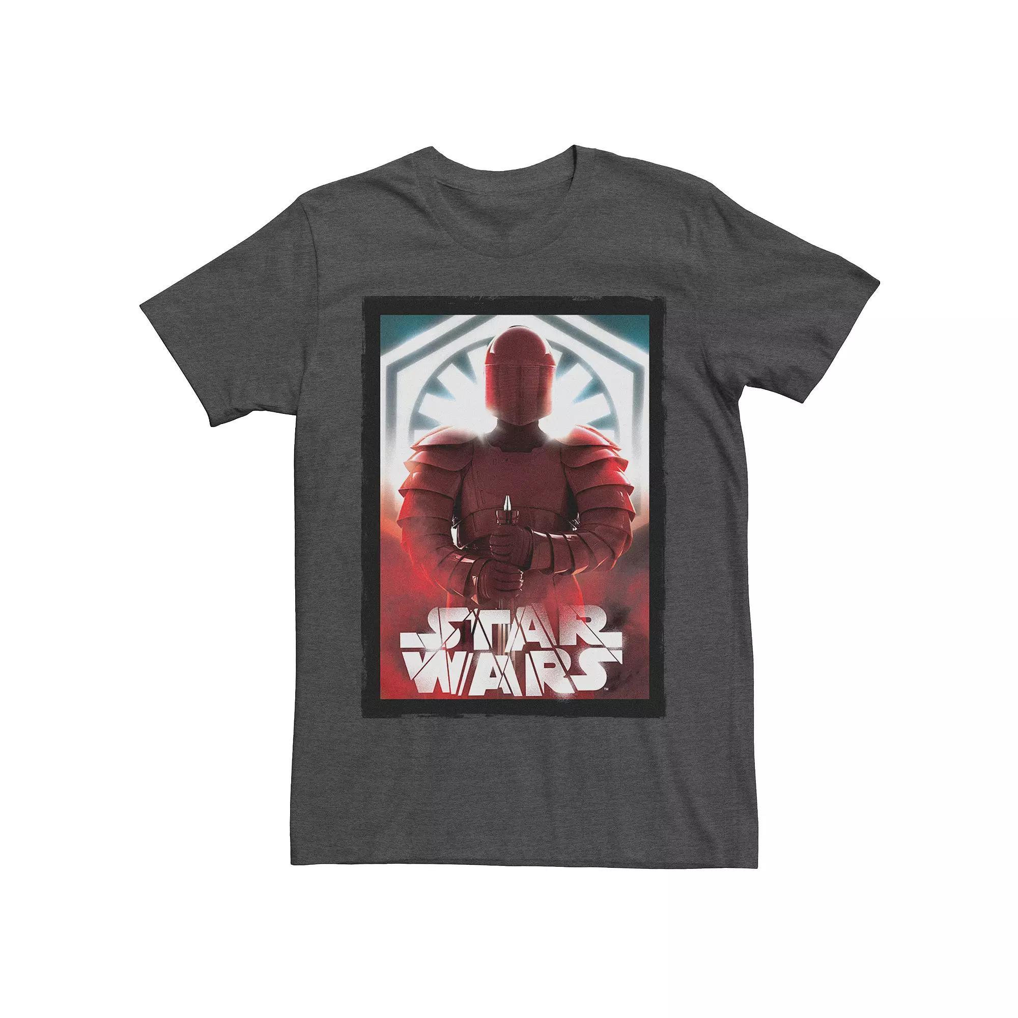 Men's Star Wars Elite Praetorian Guard Poster Tee, Size: Medium, Grey Heather Product Image