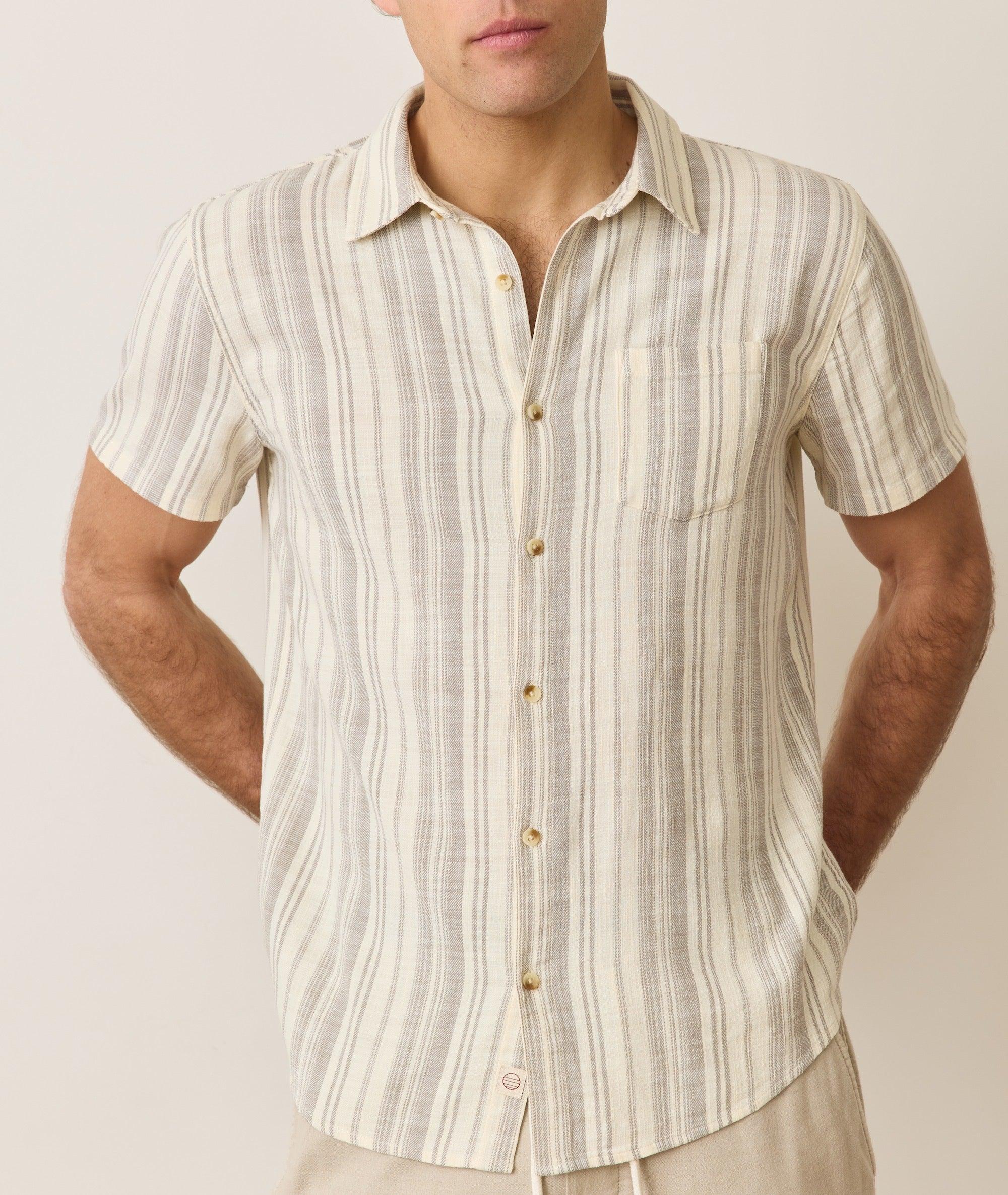 Stretch Selvage Short Sleeve Shirt Product Image