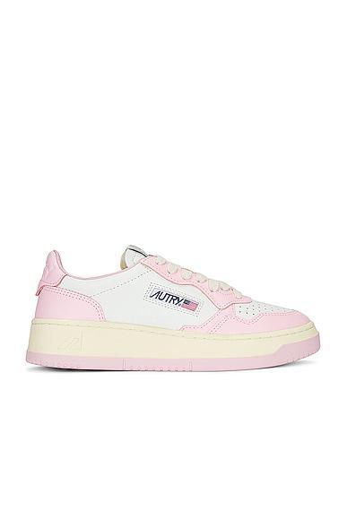 Autry Bicolor Medalist Sneaker in Pink Product Image
