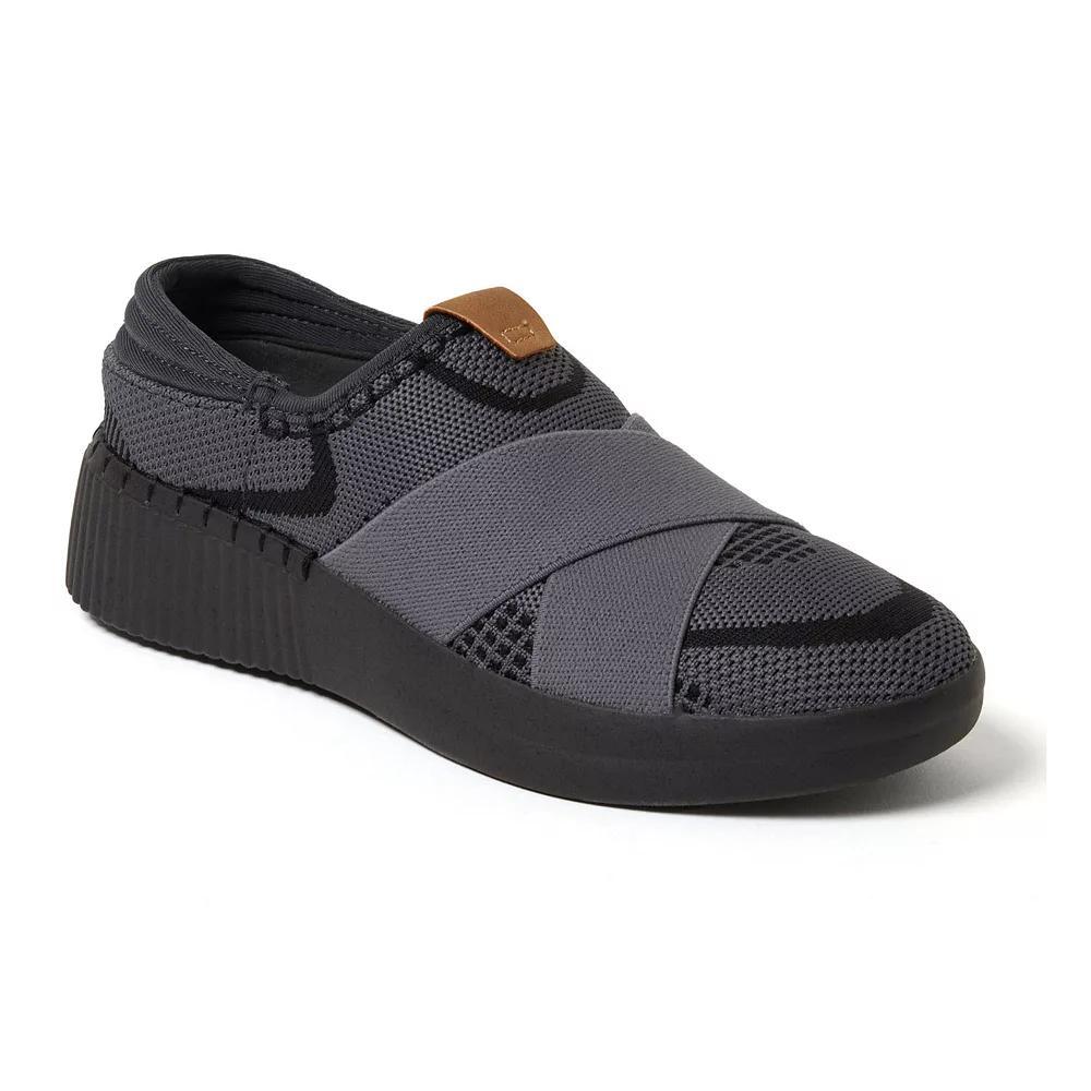 Original Comfort by Dearfoams Womens Livie X Strap Knit Trainer Shoes Product Image