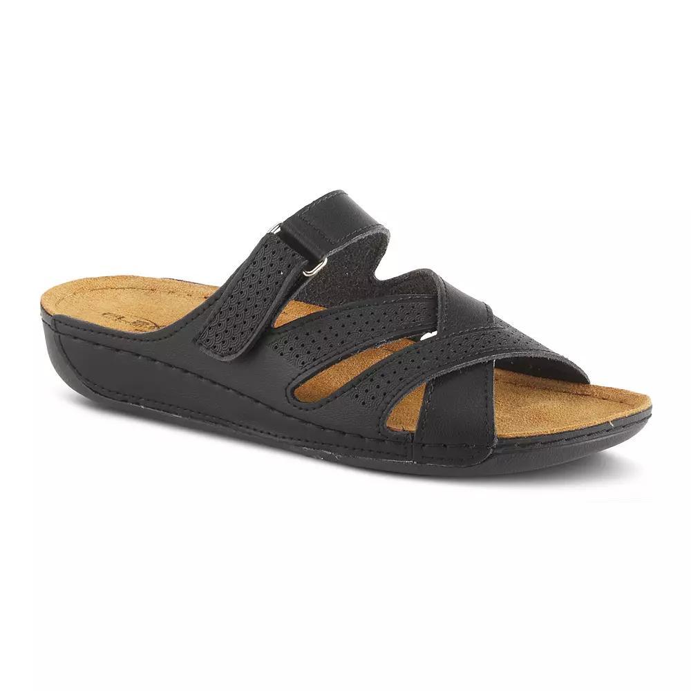 Flexus by Spring Step Karl Women's Slide Sandals, Size: 37, Black Product Image