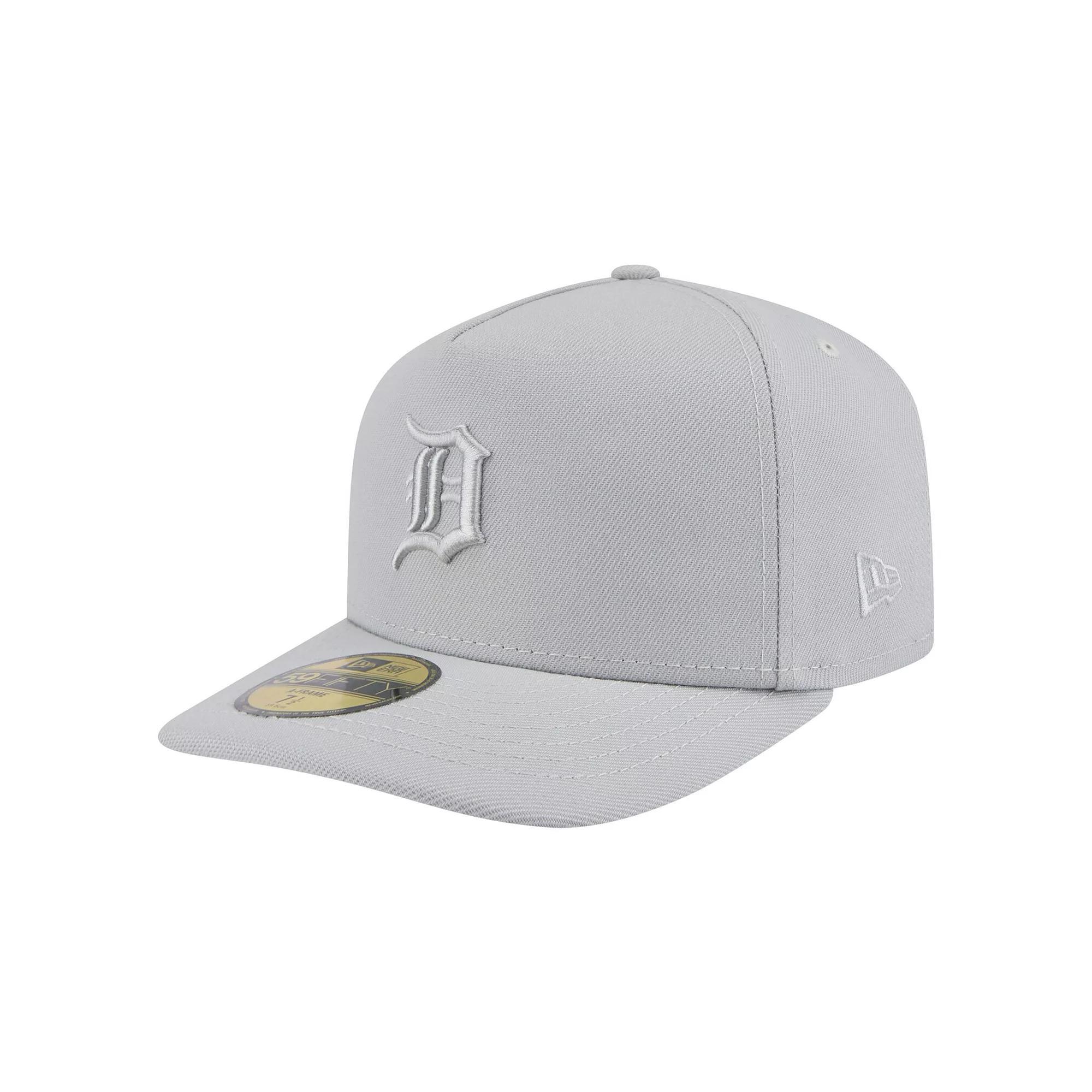Men's New Era  Gray Detroit Tigers Colorpack 59FIFTY Fitted Hat, Size: 7 3/8, Grey Product Image