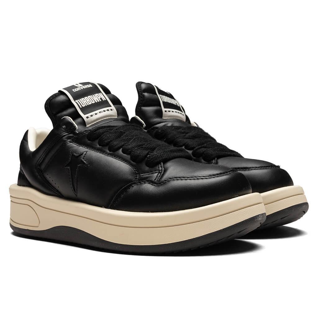 Rick Owens DRKSHDW x Converse Turbowpn Ox Leather Shoes - Black Male Product Image