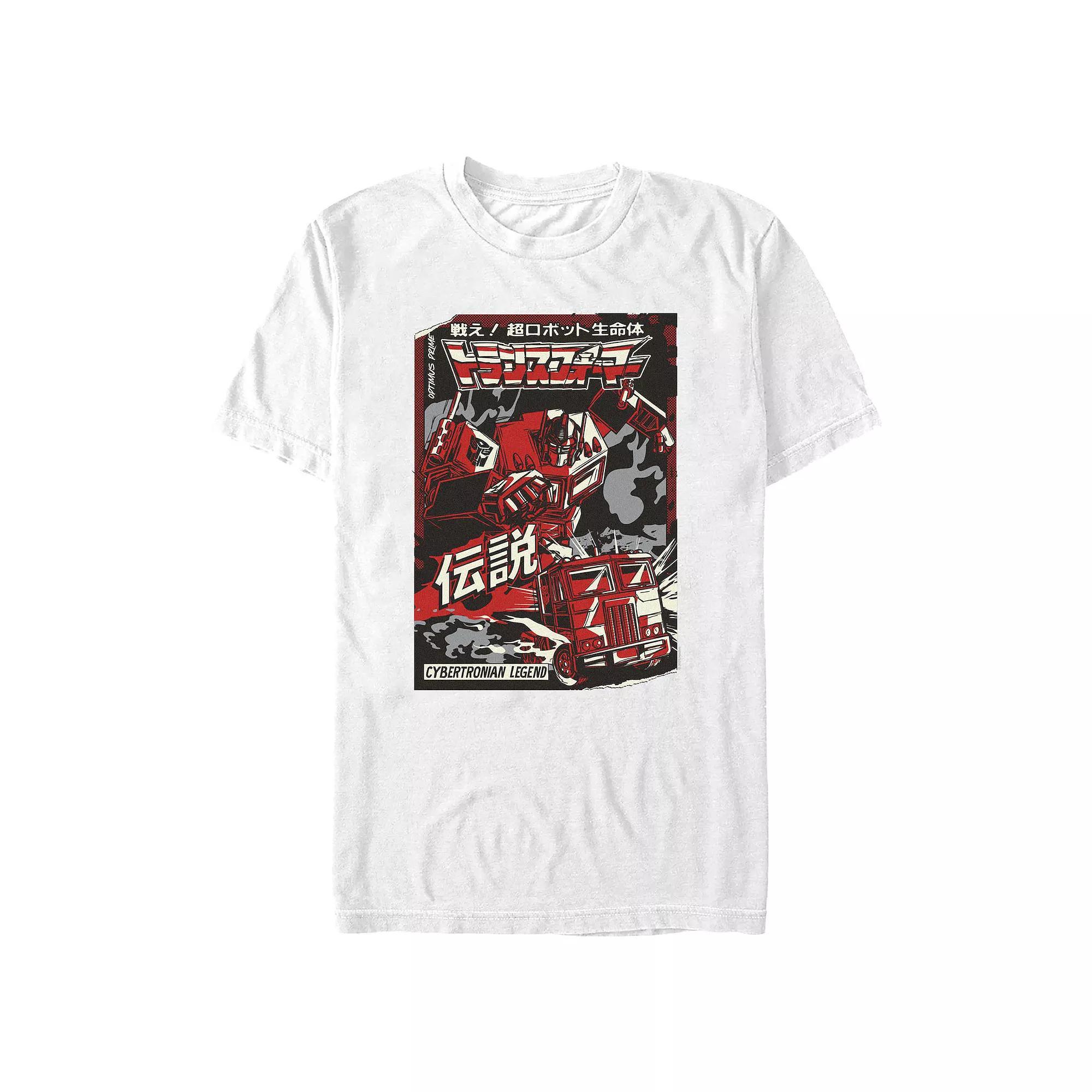 Men's Transformers Optimus Prime Graphic Tee, Size: XL, White Product Image