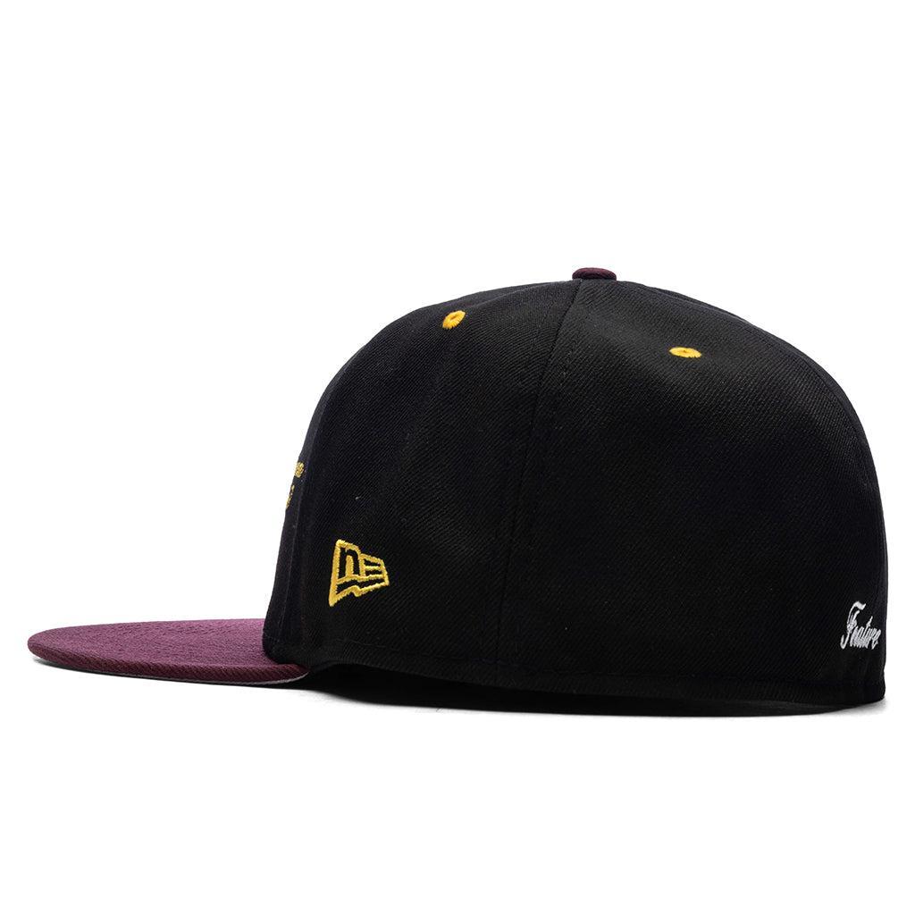 Feature x New Era AZ 5950 Fitted - Black/Maroon Male Product Image