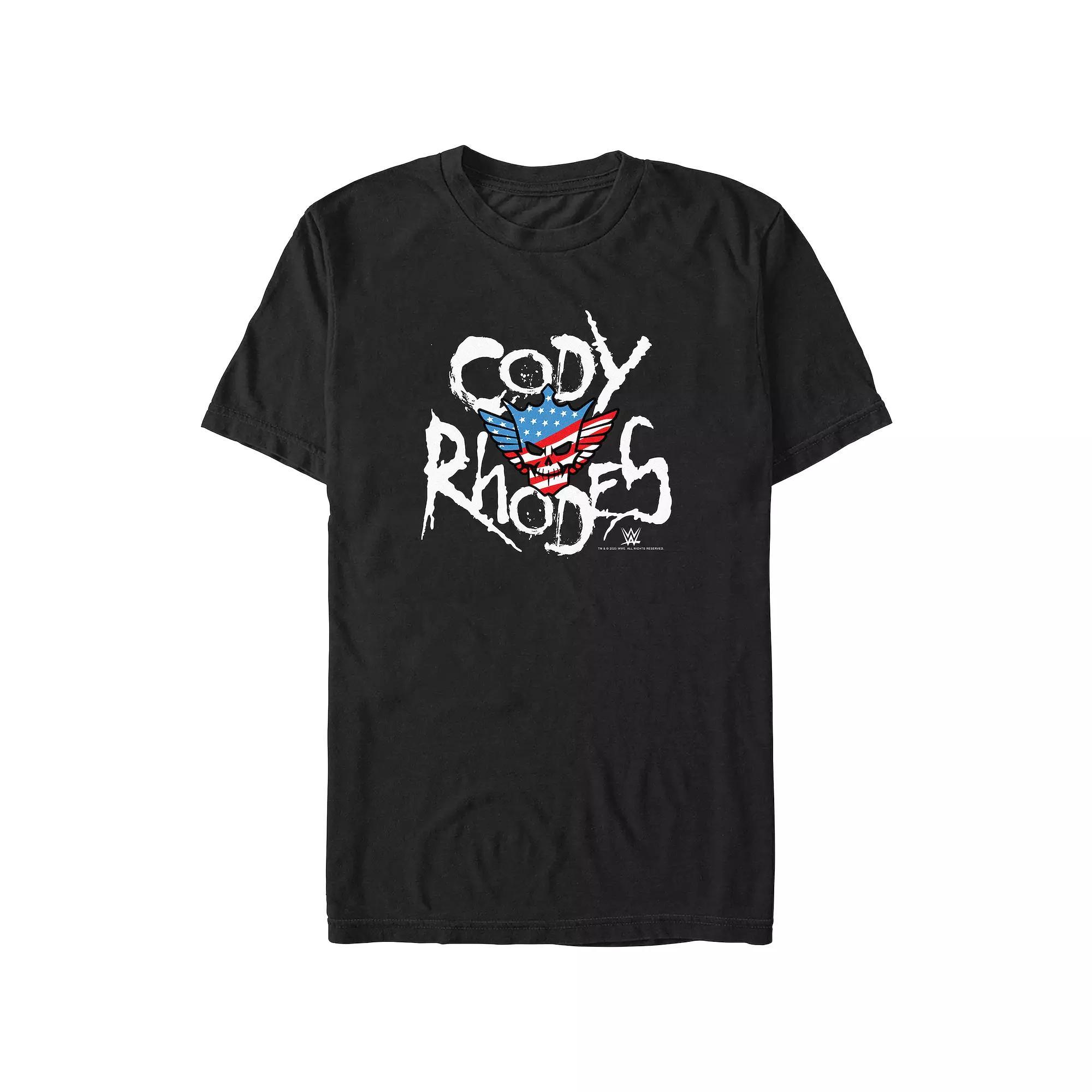 Big & Tall WWE Cody Rhodes Graphic Tee, Men's, Size: XL Tall, Black Product Image