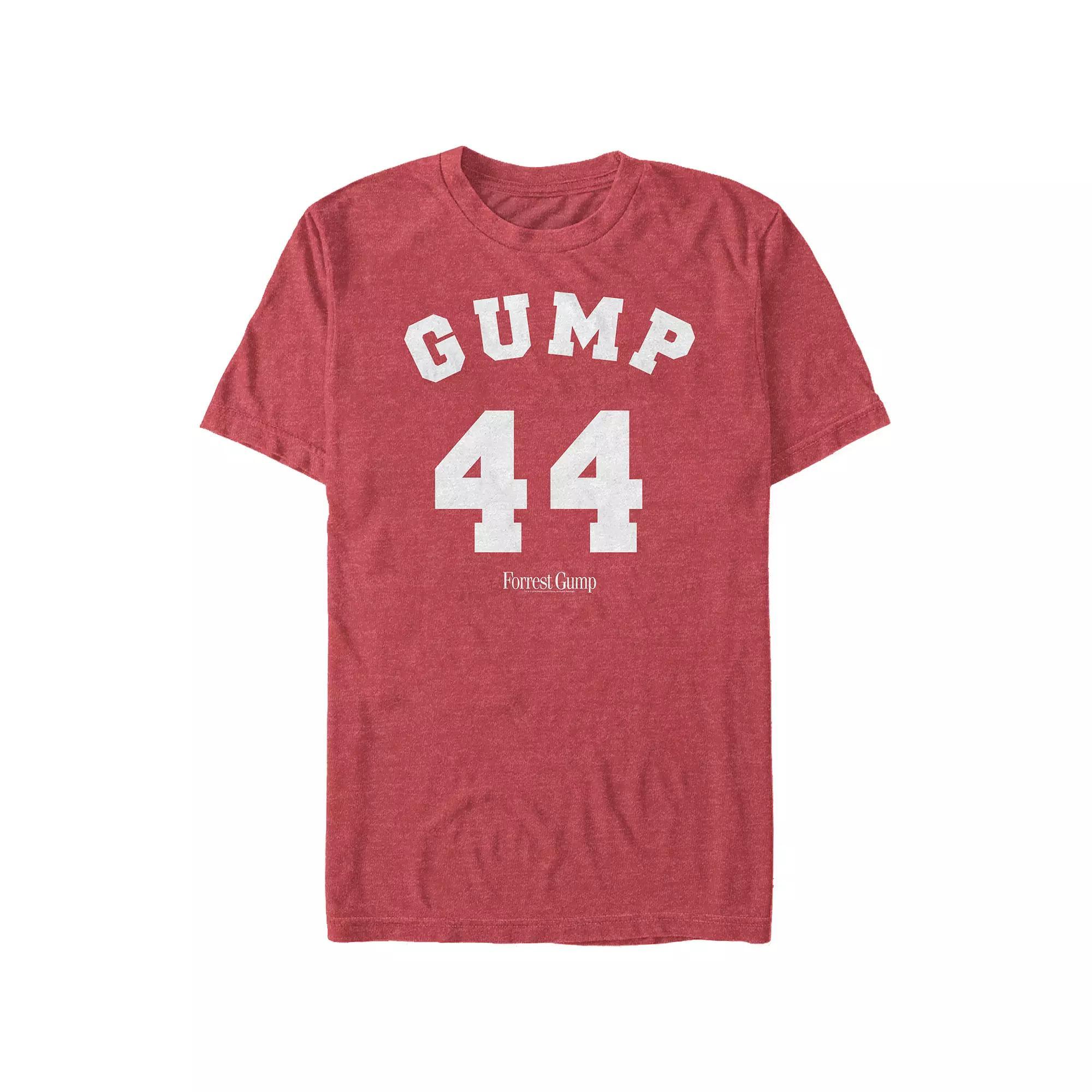 Big & Tall Forrest Gump 44 Graphic Tee, Men's, Size: XXL Tall, Red Grey Product Image