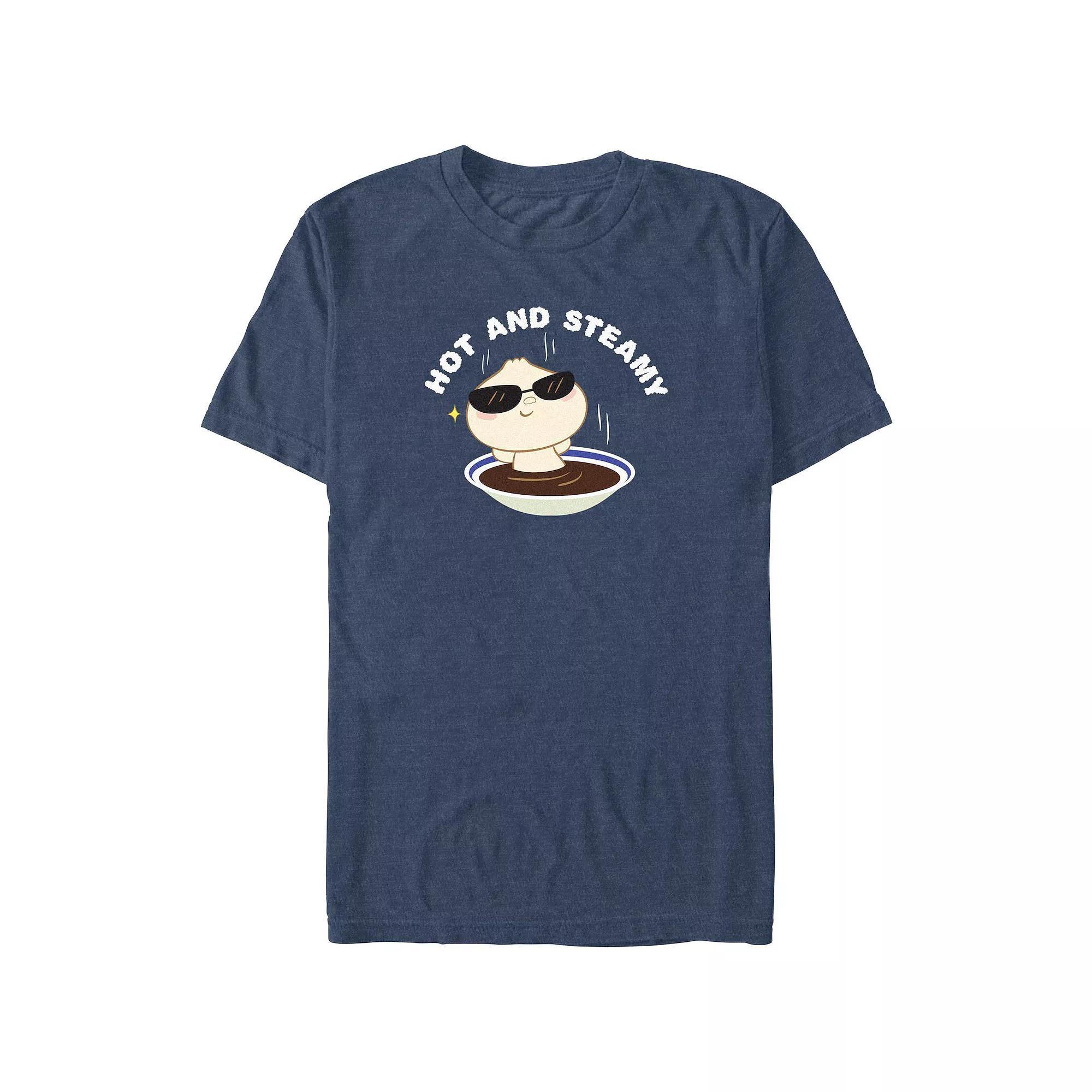 Big & Tall Dr. Seuss Grinch Naughty Eyes Graphic Tee, Men's, Size: 4XL, Navy Grey Product Image