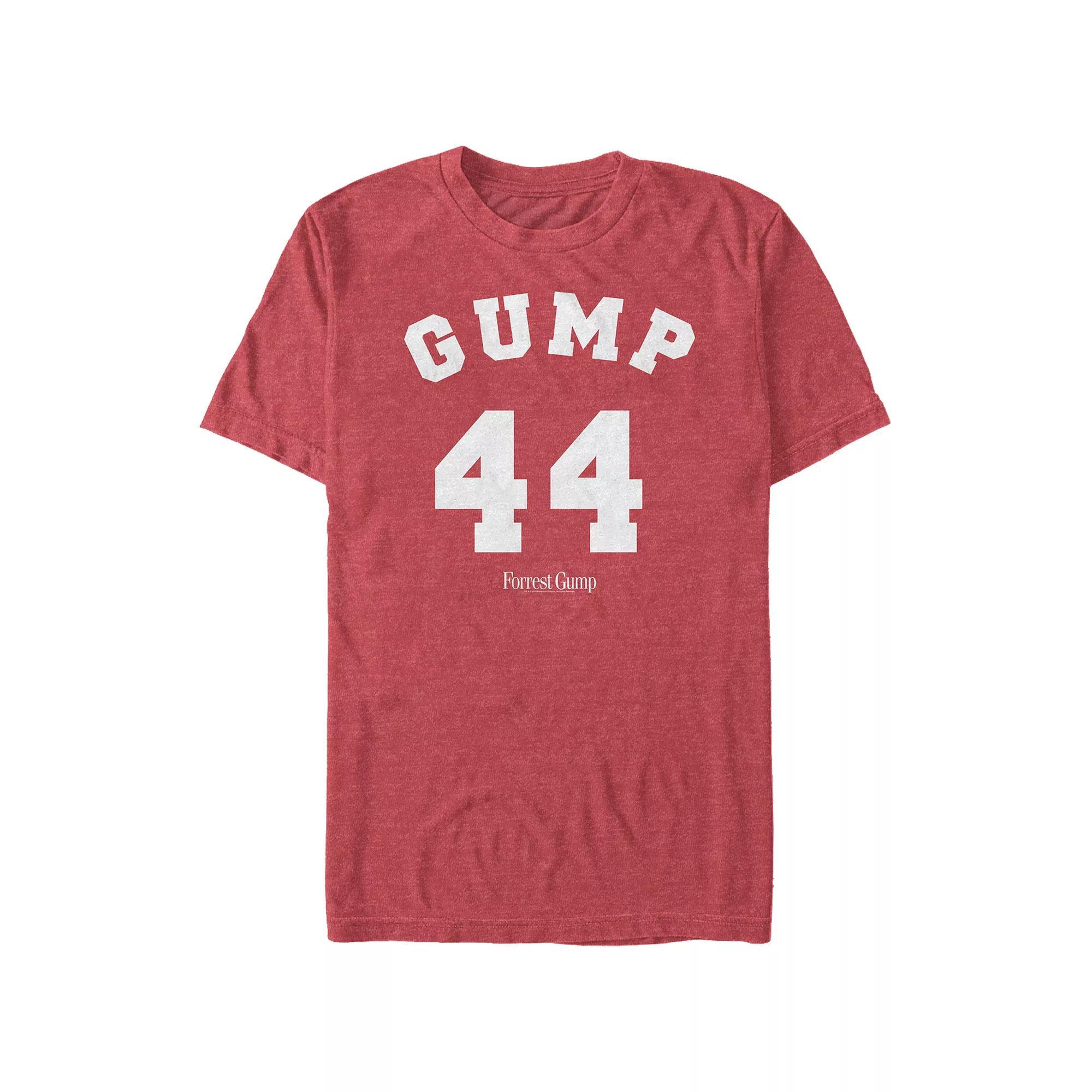 Big & Tall Forrest Gump 44 Graphic Tee, Men's, Size: XXL Tall, Red Grey Product Image