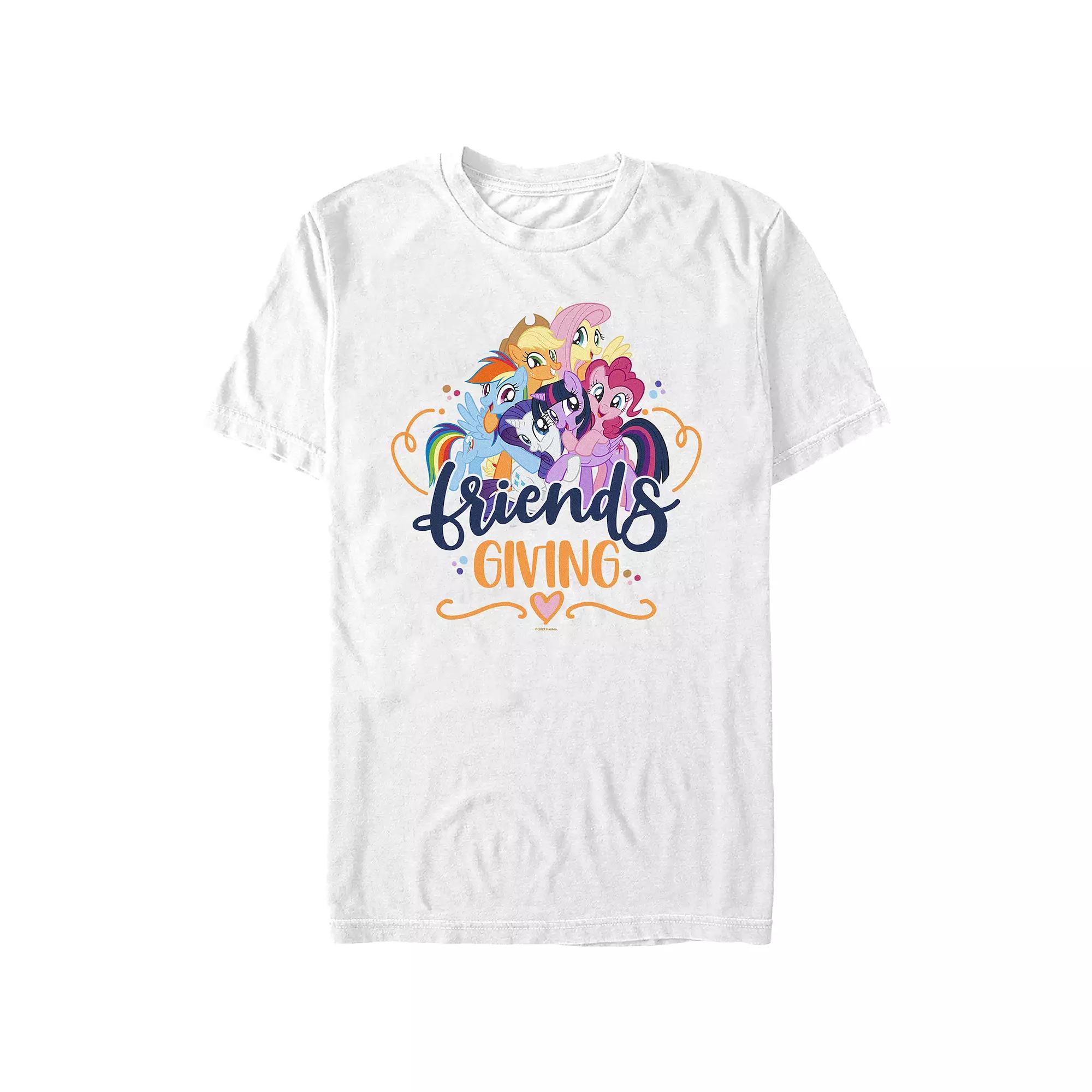 Men's My Little Pony Friendsgiving Graphic Tee, Size: Medium, White Product Image