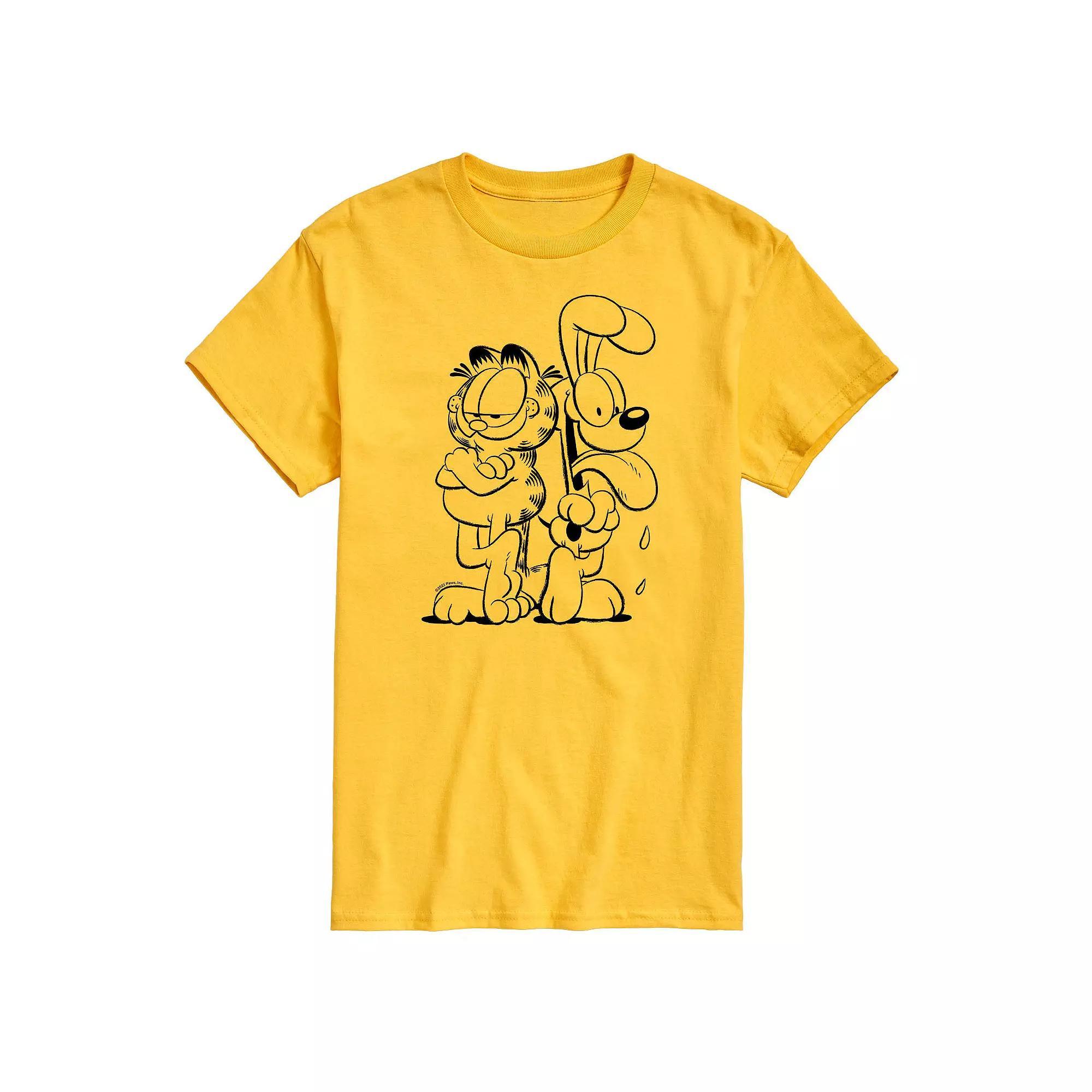 Mens Garfield And Odie Graphic Tee Product Image