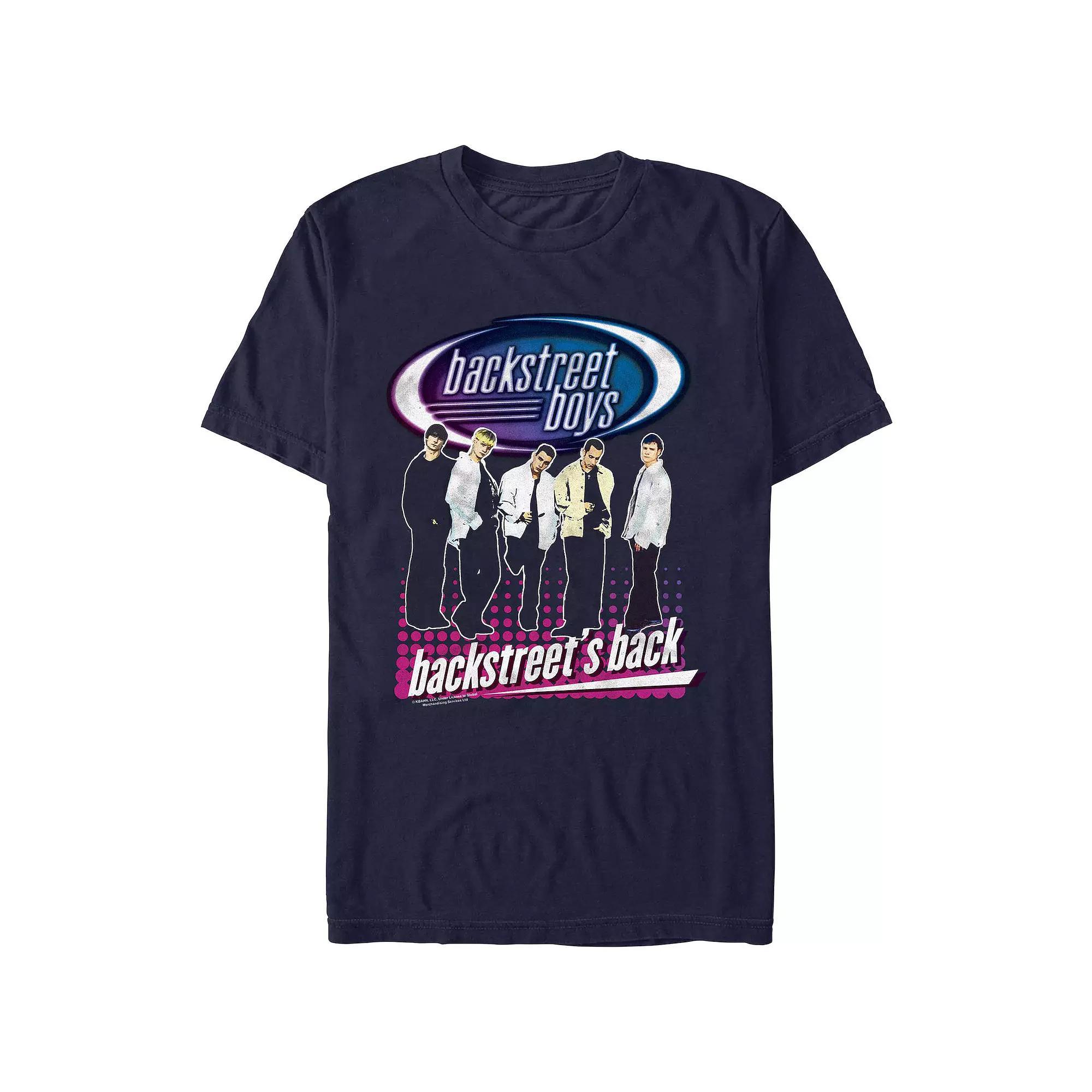 Mens Backstreet Boys Backstreets Back Graphic Tee Blue Product Image
