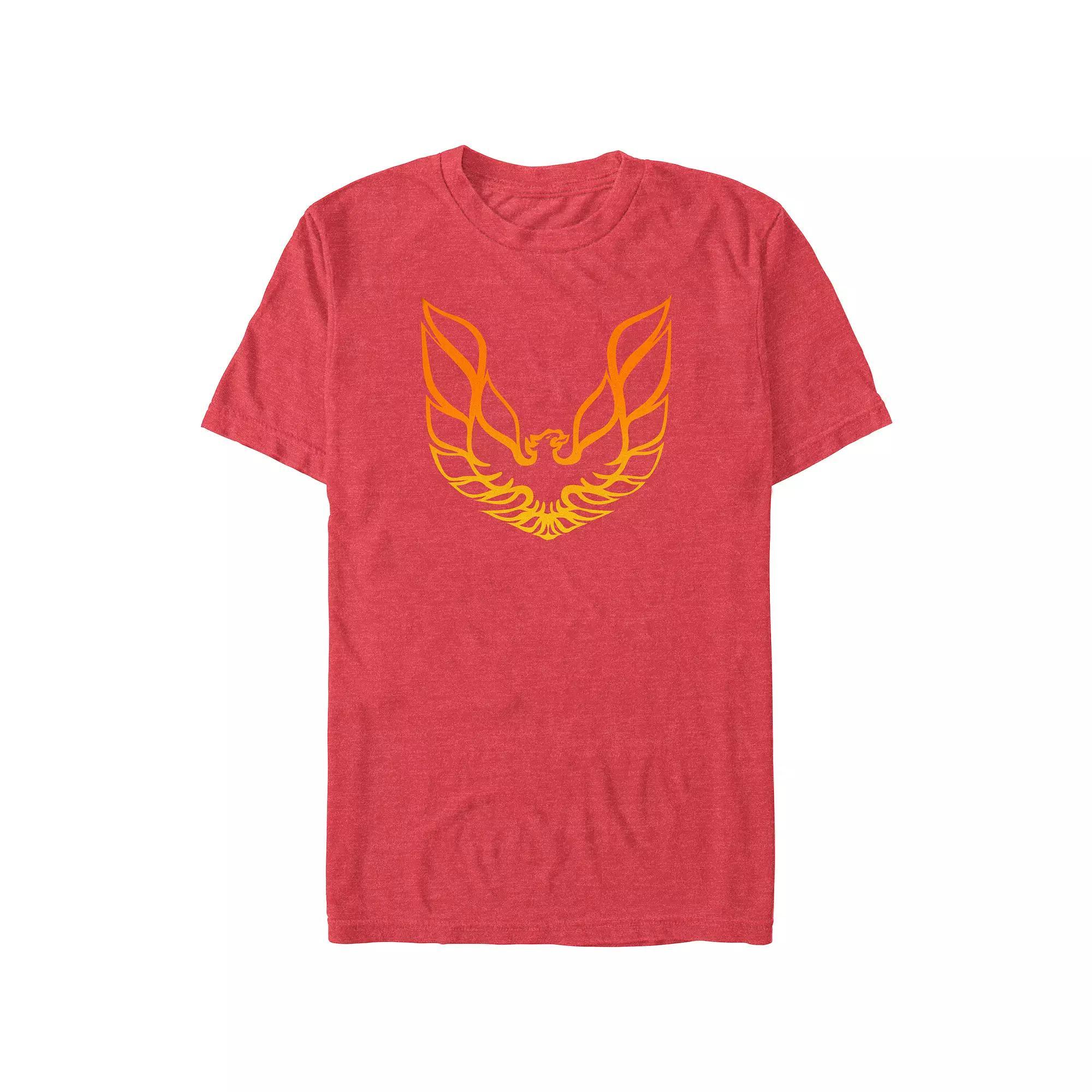 Big & Tall Firebird Logo Graphic Tee, Men's, Size: XL Tall, Red Grey Product Image