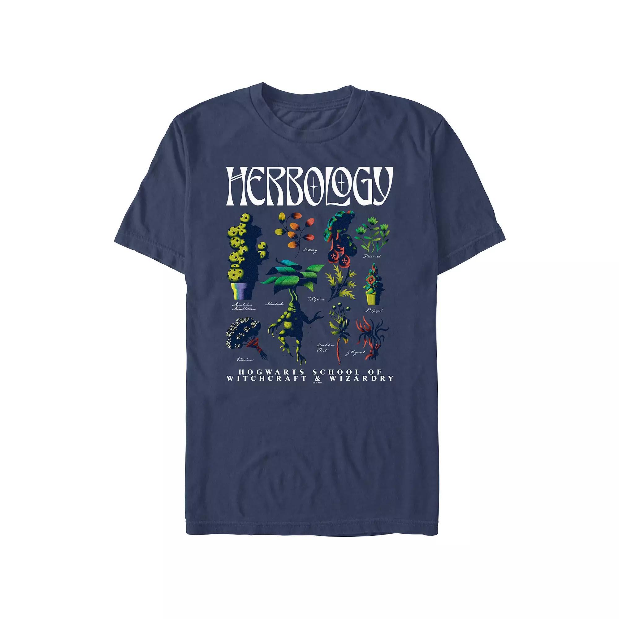 Men's Comfort Colors® Harry Potter Herbology Sheet Graphic Tee, Size: Medium, Blue Product Image