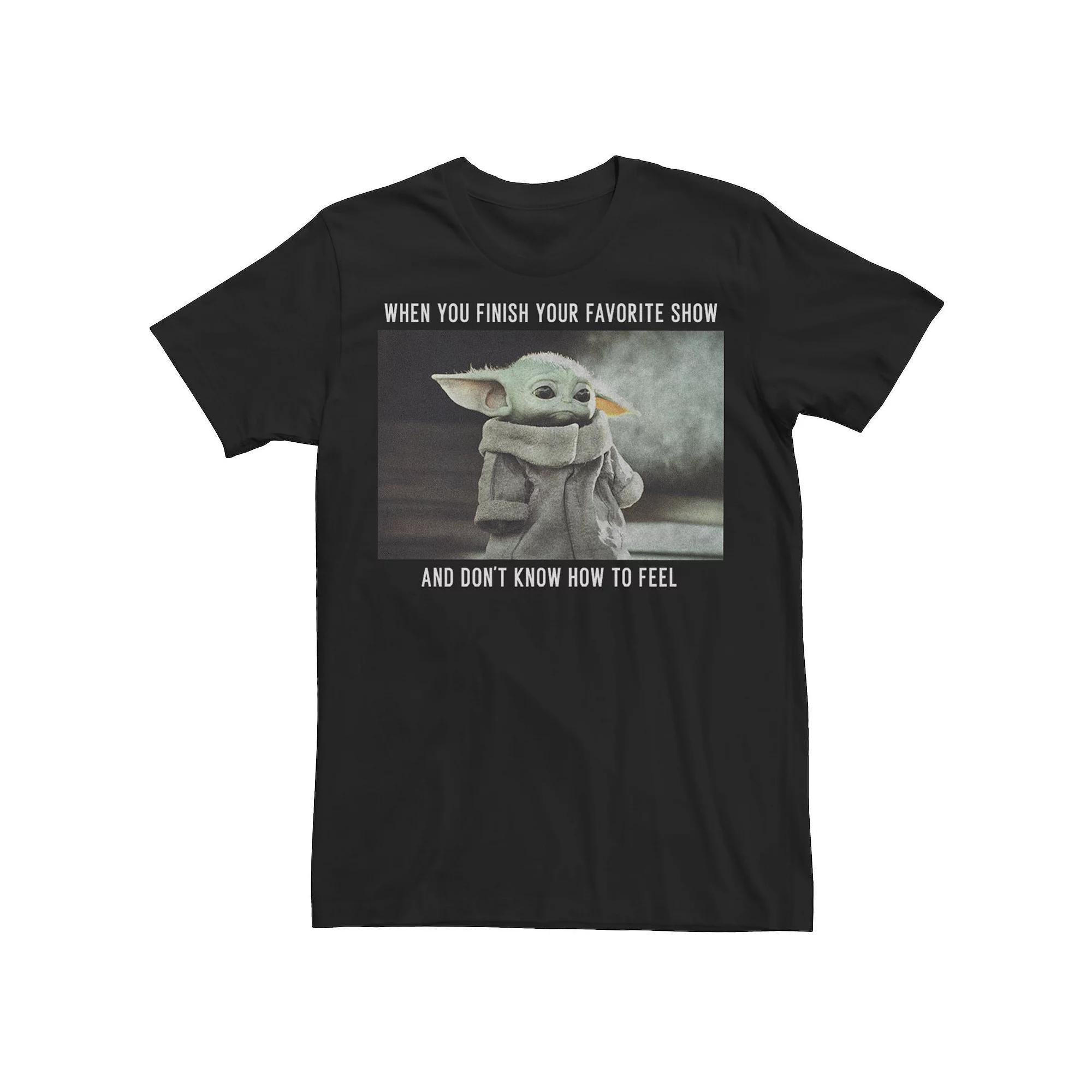 Men's Star Wars Favorite Show Meme Tee, Size: Medium, Black Product Image