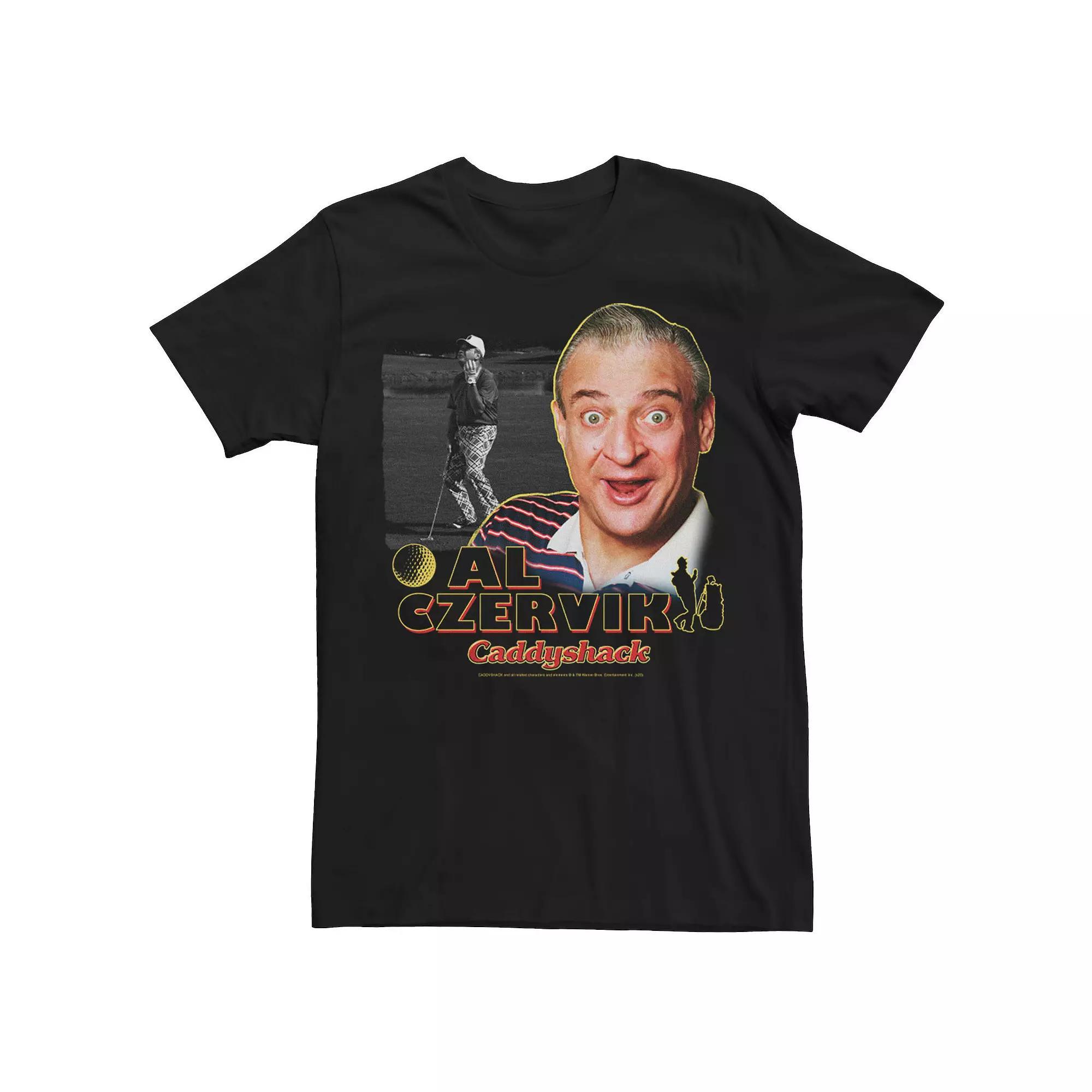 Men's Caddyshack Al Czervik Portrait Tee, Size: Medium, Black Product Image