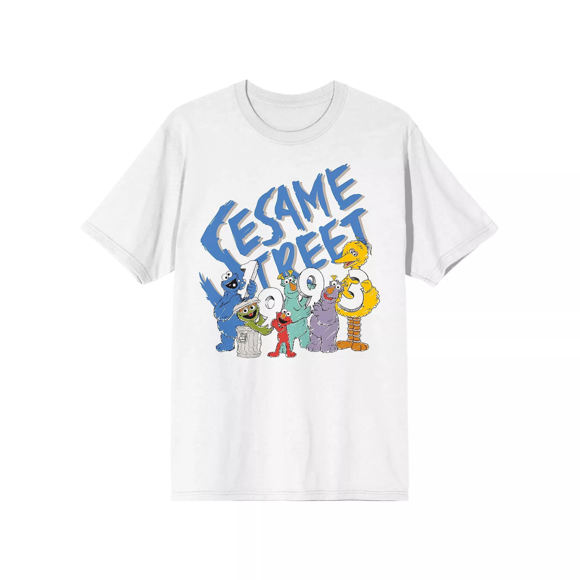 Men's Sesame Street Characters 1993 Tee, Boy's, Size: Small, White Product Image