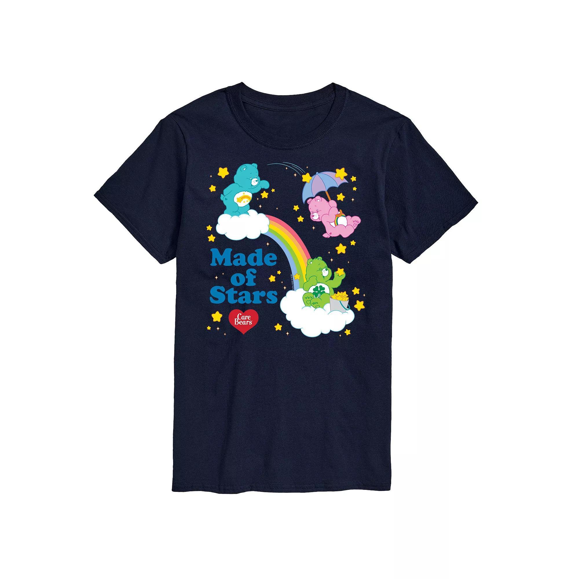 Big & Tall Care Bears Made Of Stars Graphic Tee, Mens Blue Product Image