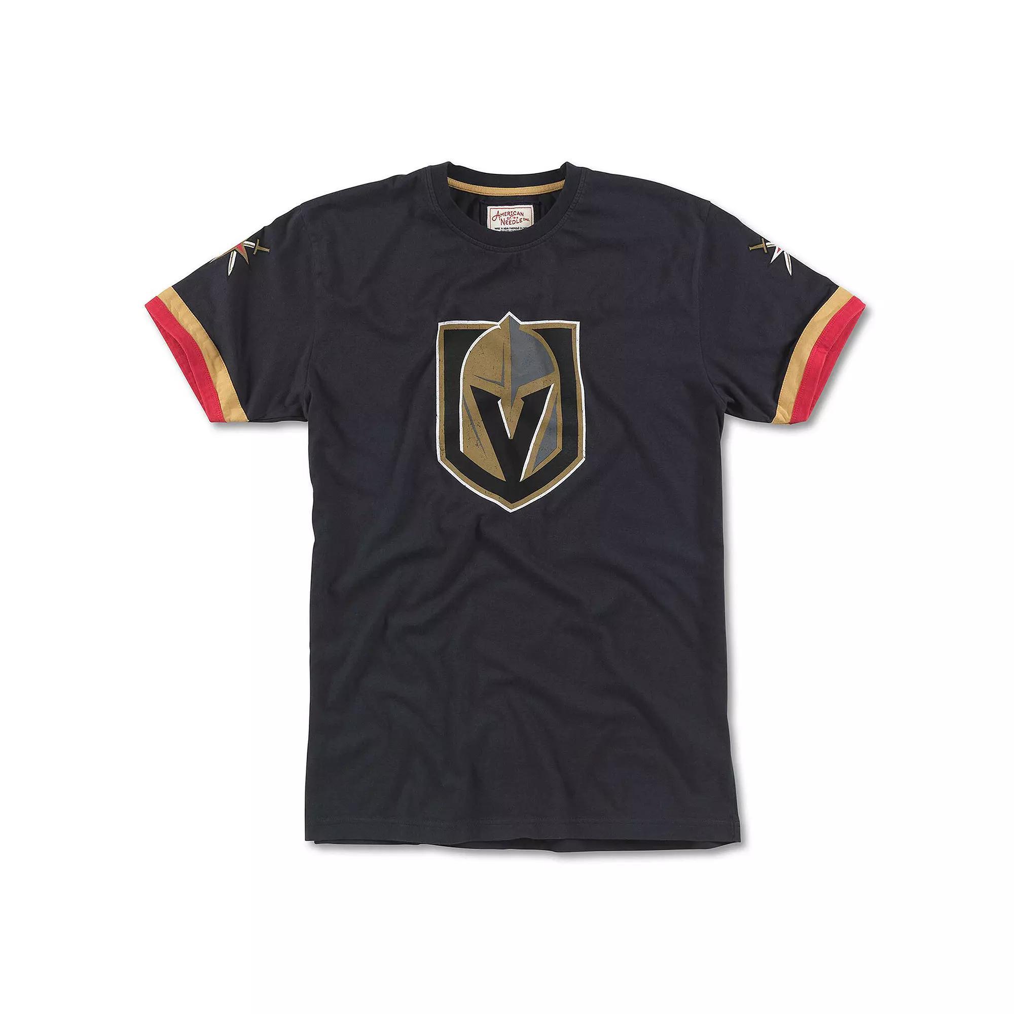 Men's American Needle Charcoal Vegas Golden Knights Remote Control T-Shirt, Size: Medium, Lvk Charco Product Image